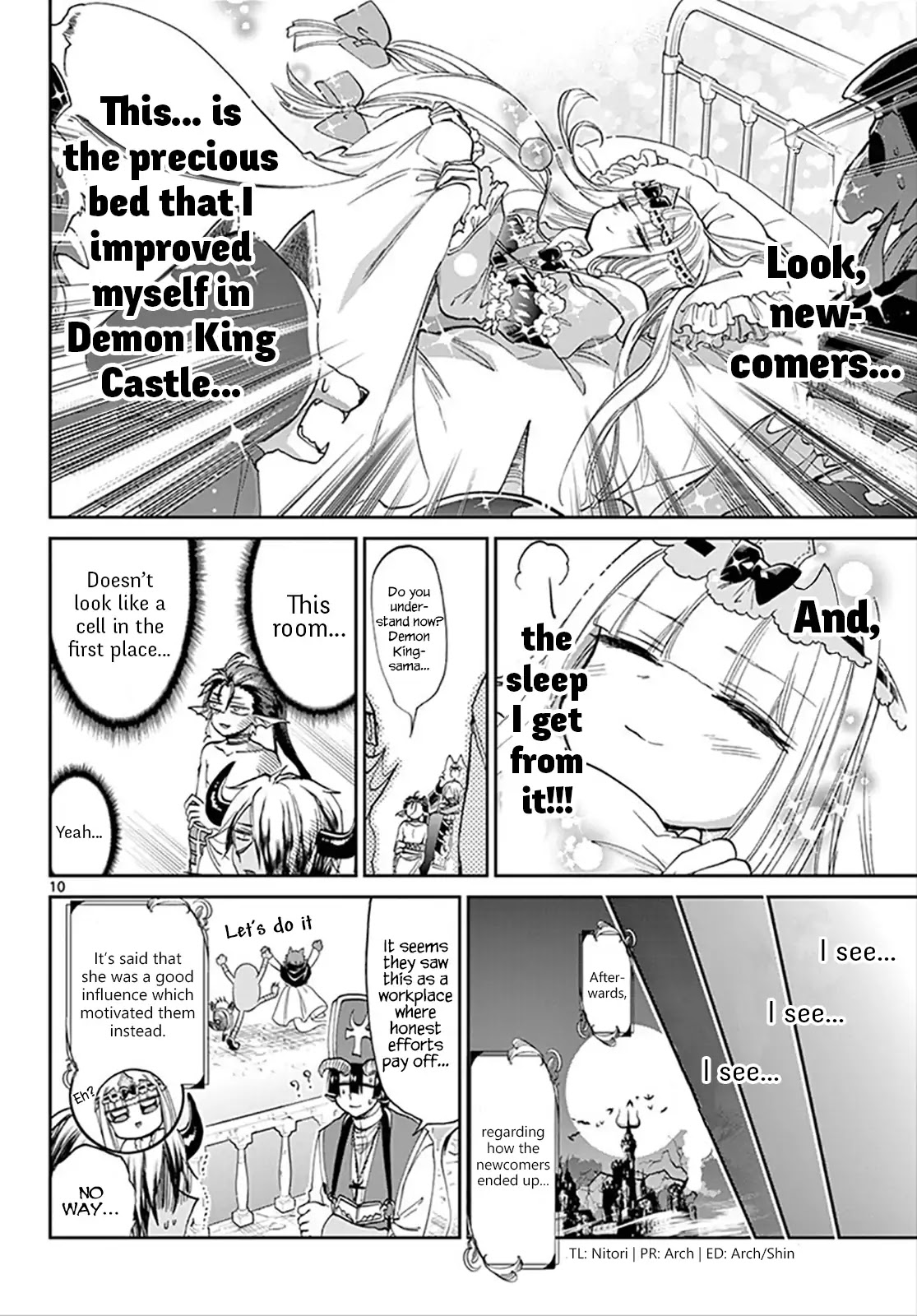 Maou-jou de Oyasumi Chapter 95 page 10 - Chapter 95: New Years Futon Material Trade Fair