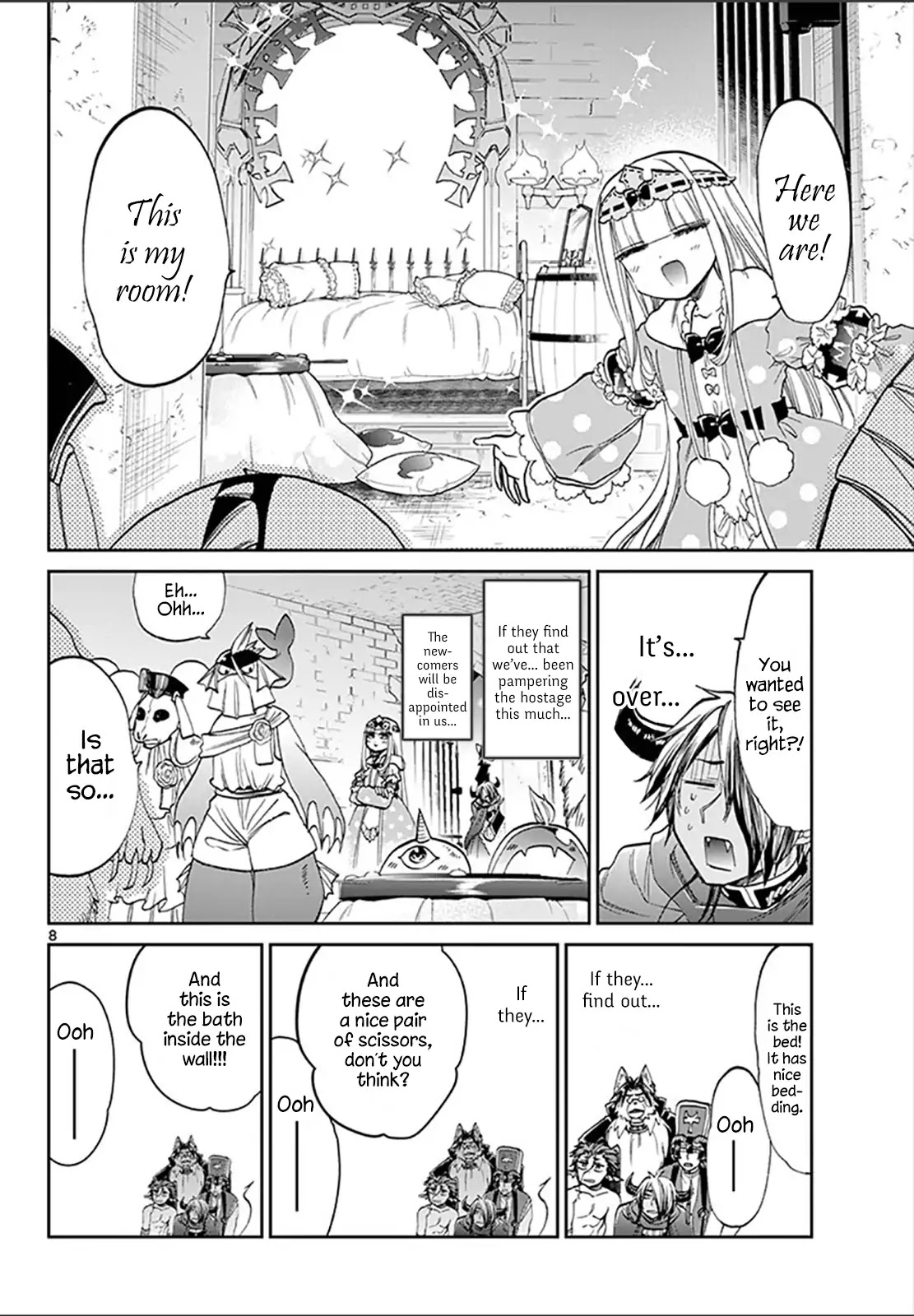 Maou-jou de Oyasumi Chapter 95 page 8 - Chapter 95: New Years Futon Material Trade Fair