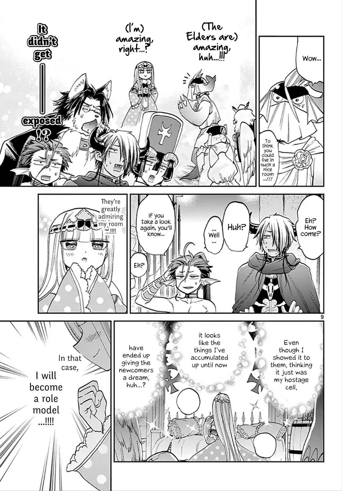 Maou-jou de Oyasumi Chapter 95 page 9 - Chapter 95: New Years Futon Material Trade Fair