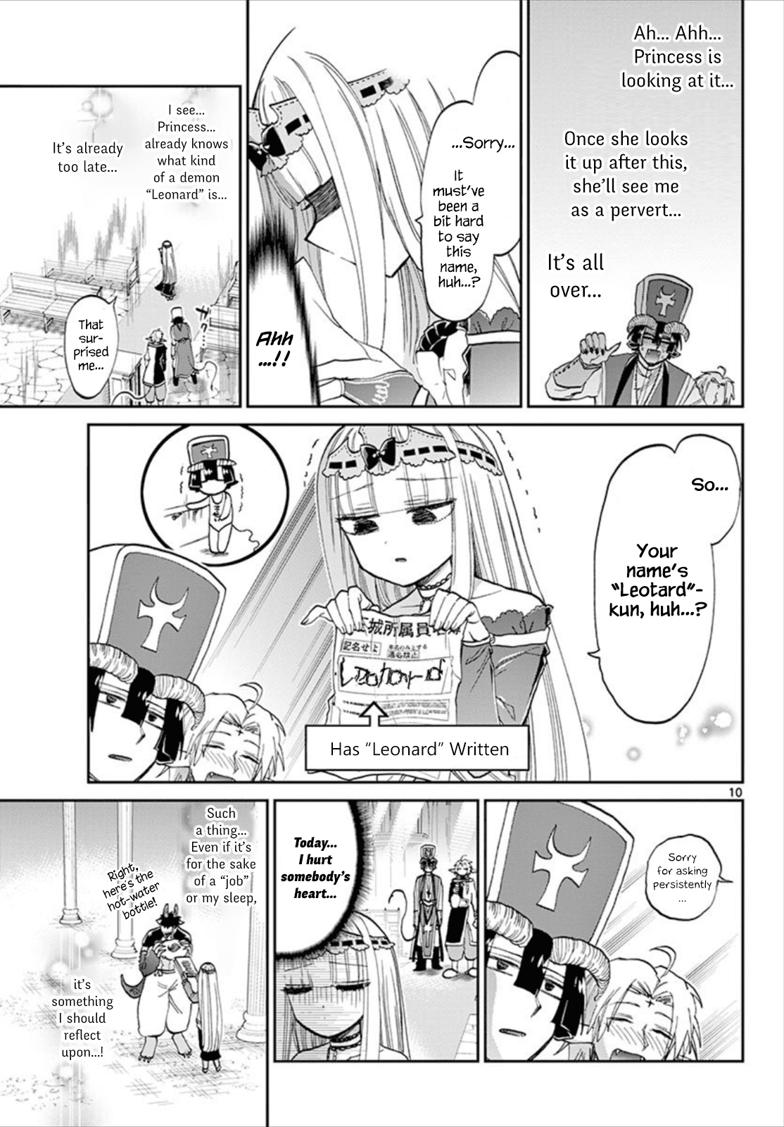 Maou-jou de Oyasumi Chapter 96 page 10 - Chapter 96: If Somebody Gives You Their Name, You Have to Give Yours!