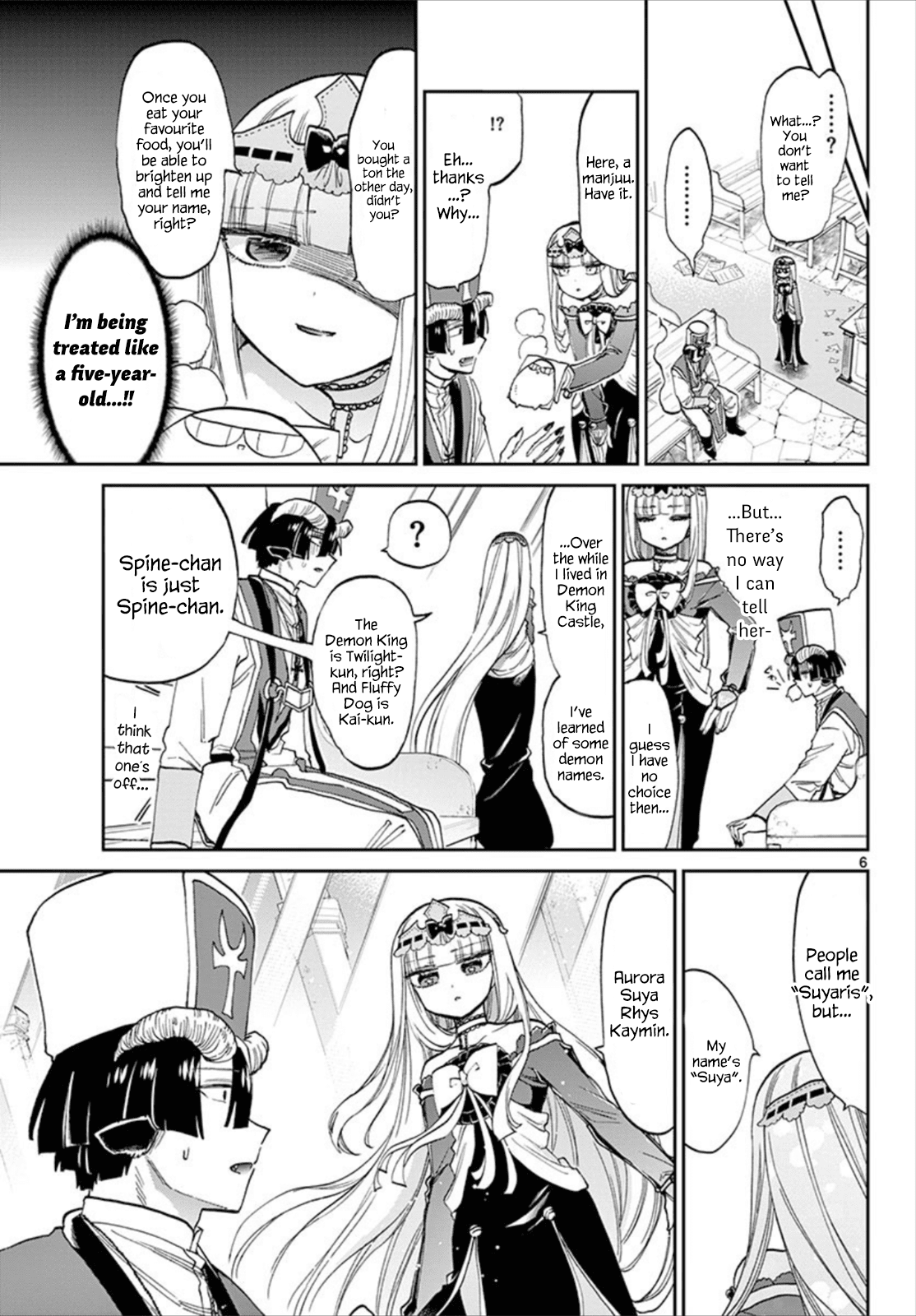 Maou-jou de Oyasumi Chapter 96 page 6 - Chapter 96: If Somebody Gives You Their Name, You Have to Give Yours!