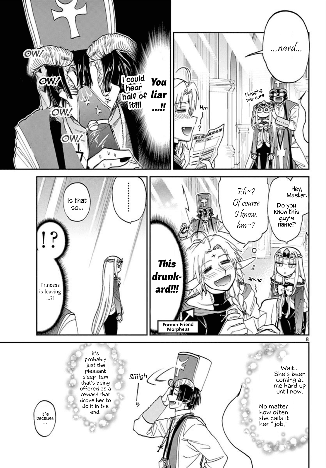 Maou-jou de Oyasumi Chapter 96 page 8 - Chapter 96: If Somebody Gives You Their Name, You Have to Give Yours!