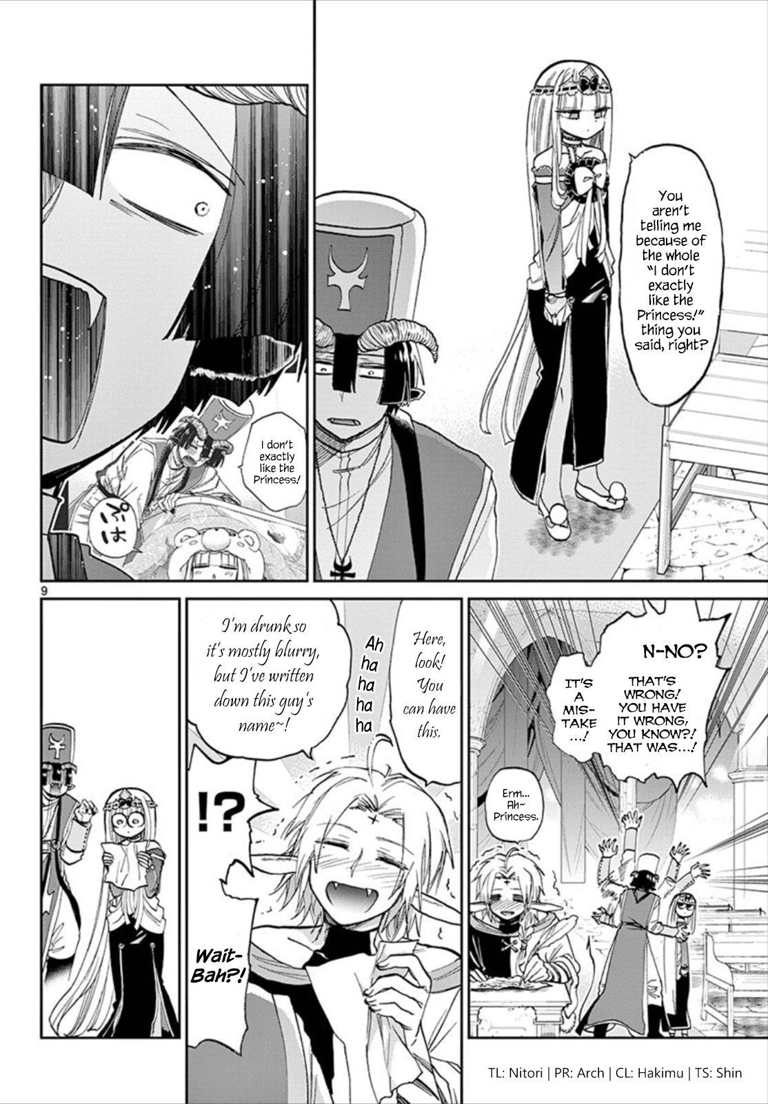 Maou-jou de Oyasumi Chapter 96 page 9 - Chapter 96: If Somebody Gives You Their Name, You Have to Give Yours!