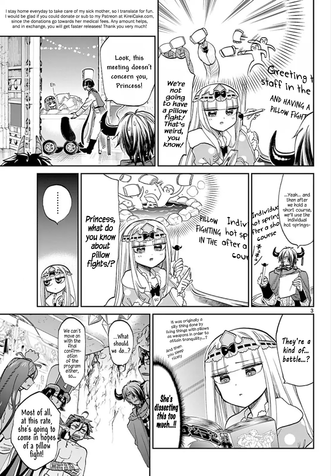 Maou-jou de Oyasumi Chapter 97 page 3 - Chapter 97: Okay to Sleep, Okay to Fight