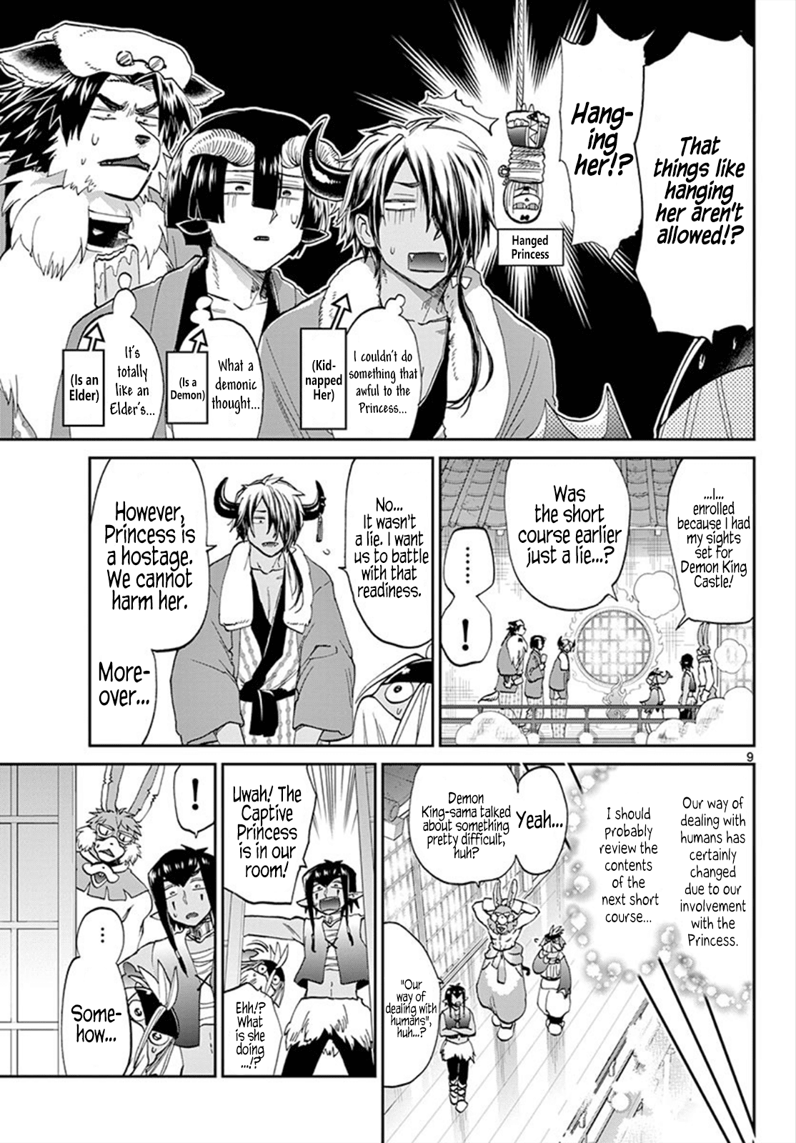 Maou-jou de Oyasumi Chapter 98 page 9 - Chapter 98: Journey to Getting used to the Princess