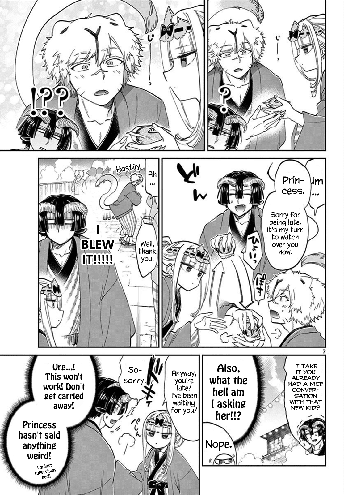 Maou-jou de Oyasumi Chapter 99 page 7 - Chapter 99: Visiting the Nicest Places of Hell Springs Over and Over