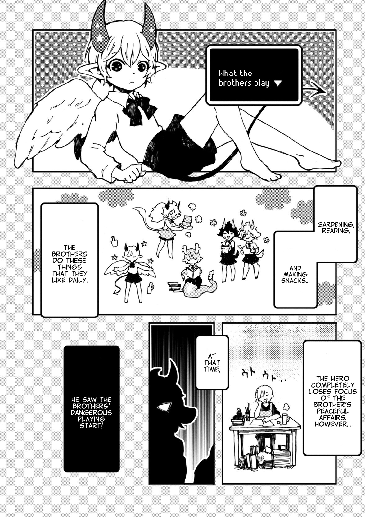 Maou Kyoudai Chapter 8 page 2 - Chapter 8: Bothersome Playing