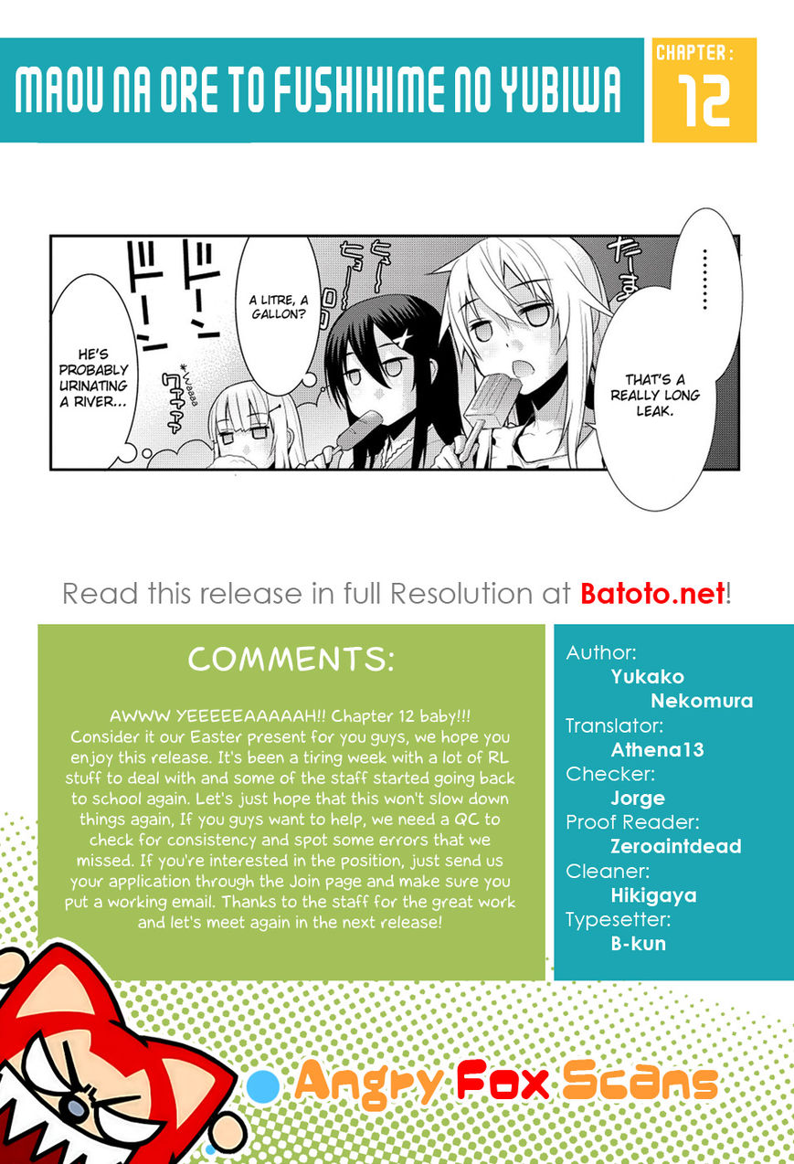 Maou na Ore to Fushihime no Yubiwa Chapter 12 page 34 - Chapter 12