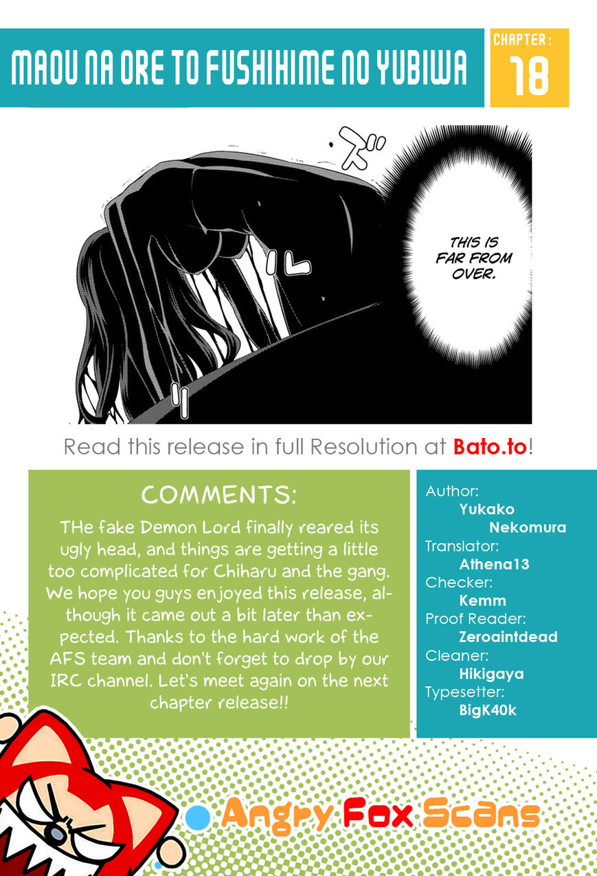 Maou na Ore to Fushihime no Yubiwa Chapter 18 page 22 - Chapter 18 : A World Where We Can Live Happily