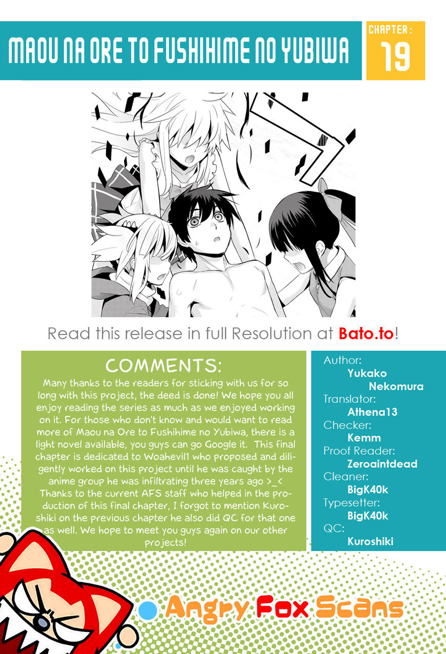 Maou na Ore to Fushihime no Yubiwa Chapter 19 page 29 - Chapter 19 : Toward Our Dream - END