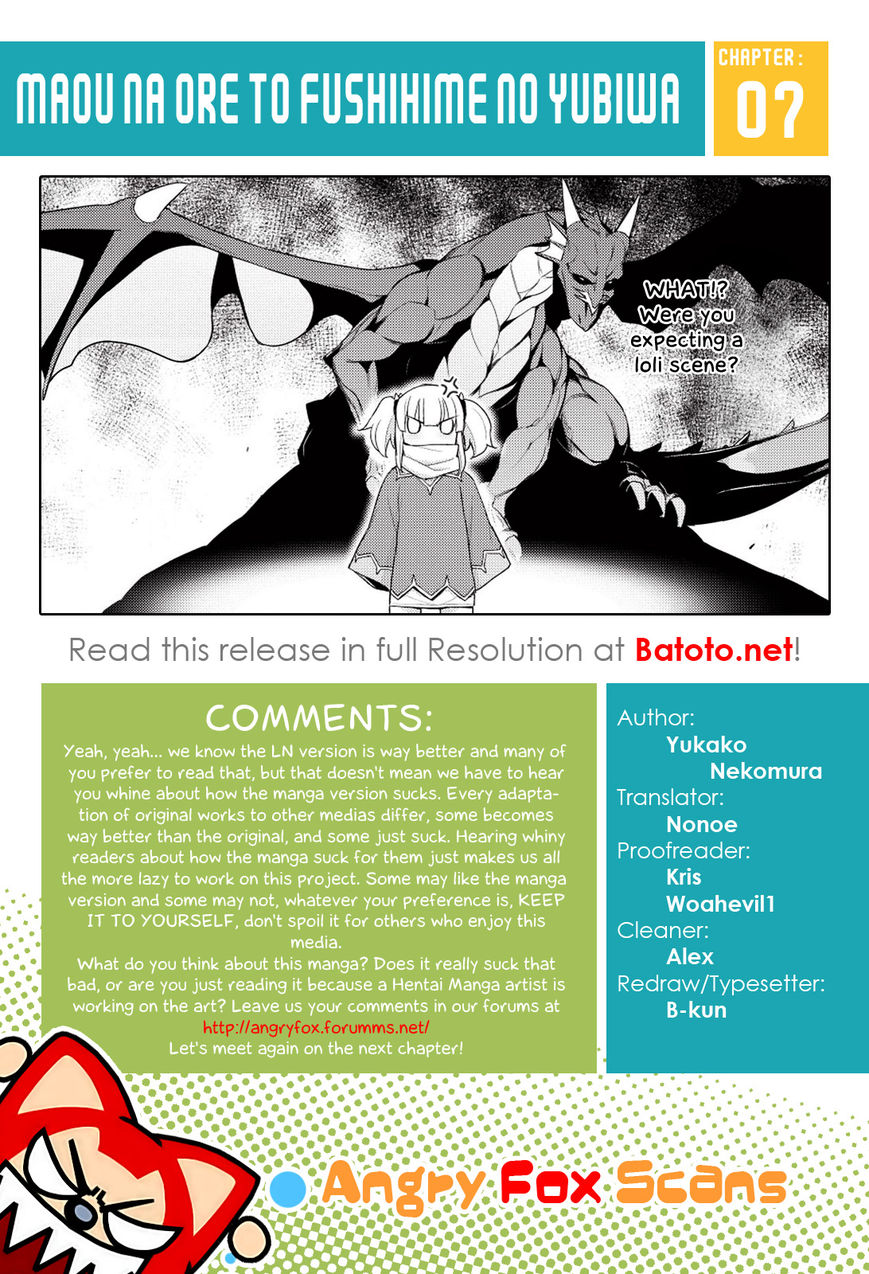 Maou na Ore to Fushihime no Yubiwa Chapter 7 page 22 - Chapter 7 : Gate 7: A Maiden's Decision