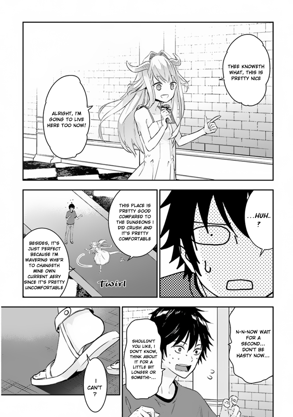 Maou ni Natta node, Dungeon Tsukutte Jingai Musume to Honobono suru Chapter 1.2 page 14 - Chapter 1.2