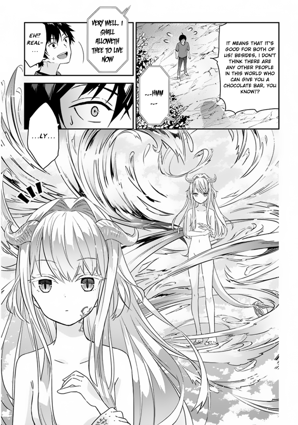 Maou ni Natta node, Dungeon Tsukutte Jingai Musume to Honobono suru Chapter 1.2 page 8 - Chapter 1.2
