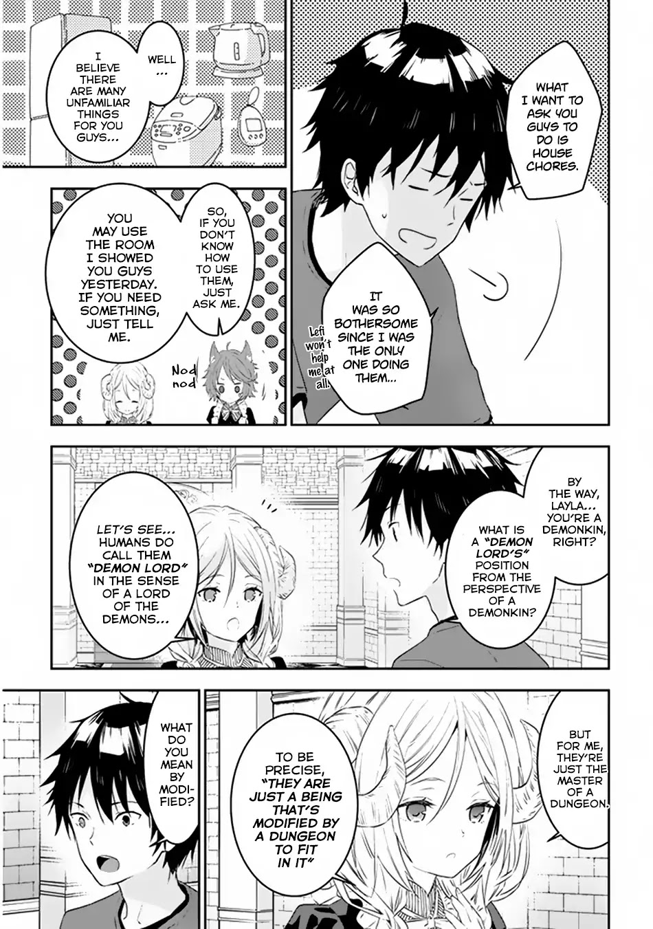 Maou ni Natta node, Dungeon Tsukutte Jingai Musume to Honobono suru Chapter 11 page 4 - Chapter 11