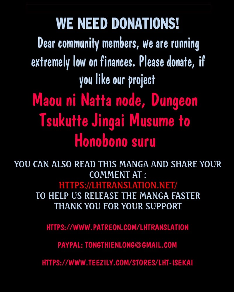 Maou ni Natta node, Dungeon Tsukutte Jingai Musume to Honobono suru Chapter 28 page 21 - Chapter 28