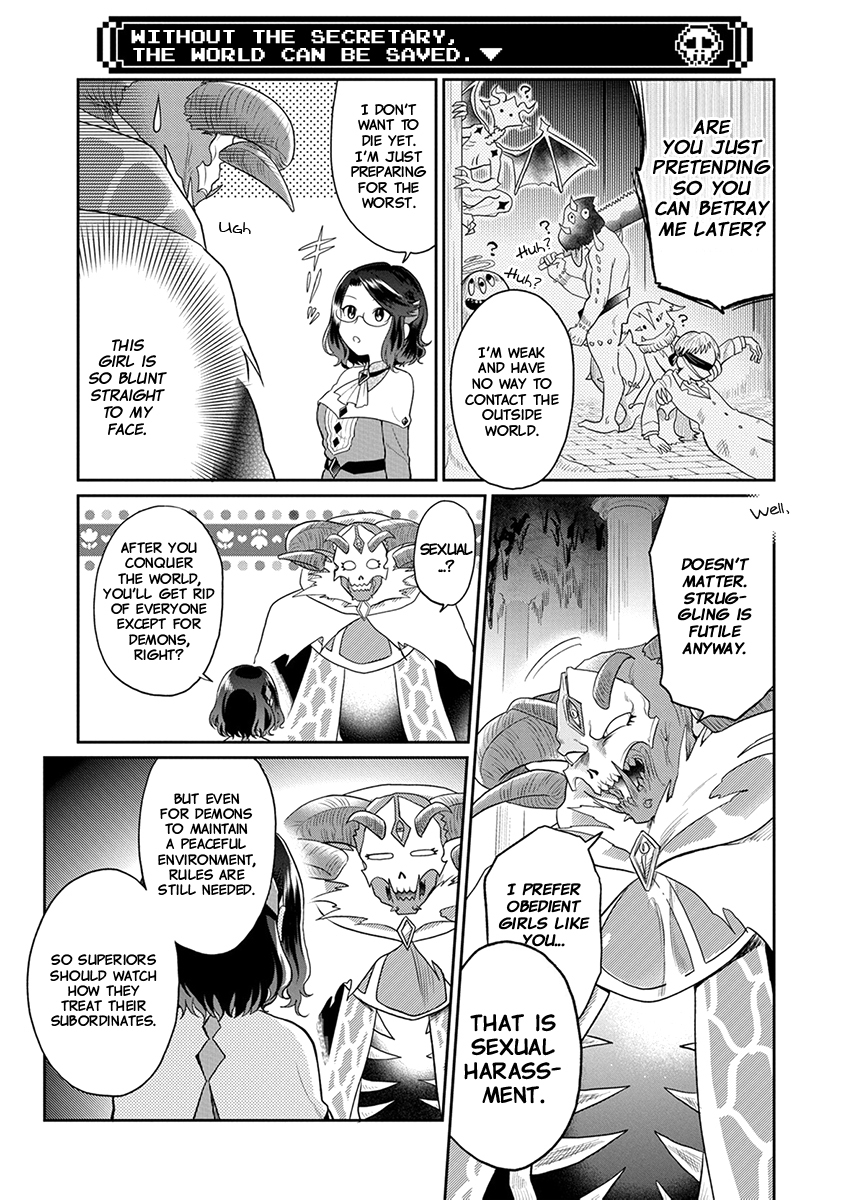 Maou no Hisho Chapter 1 page 14 - Chapter 1: Without the secretary, the world can be saved