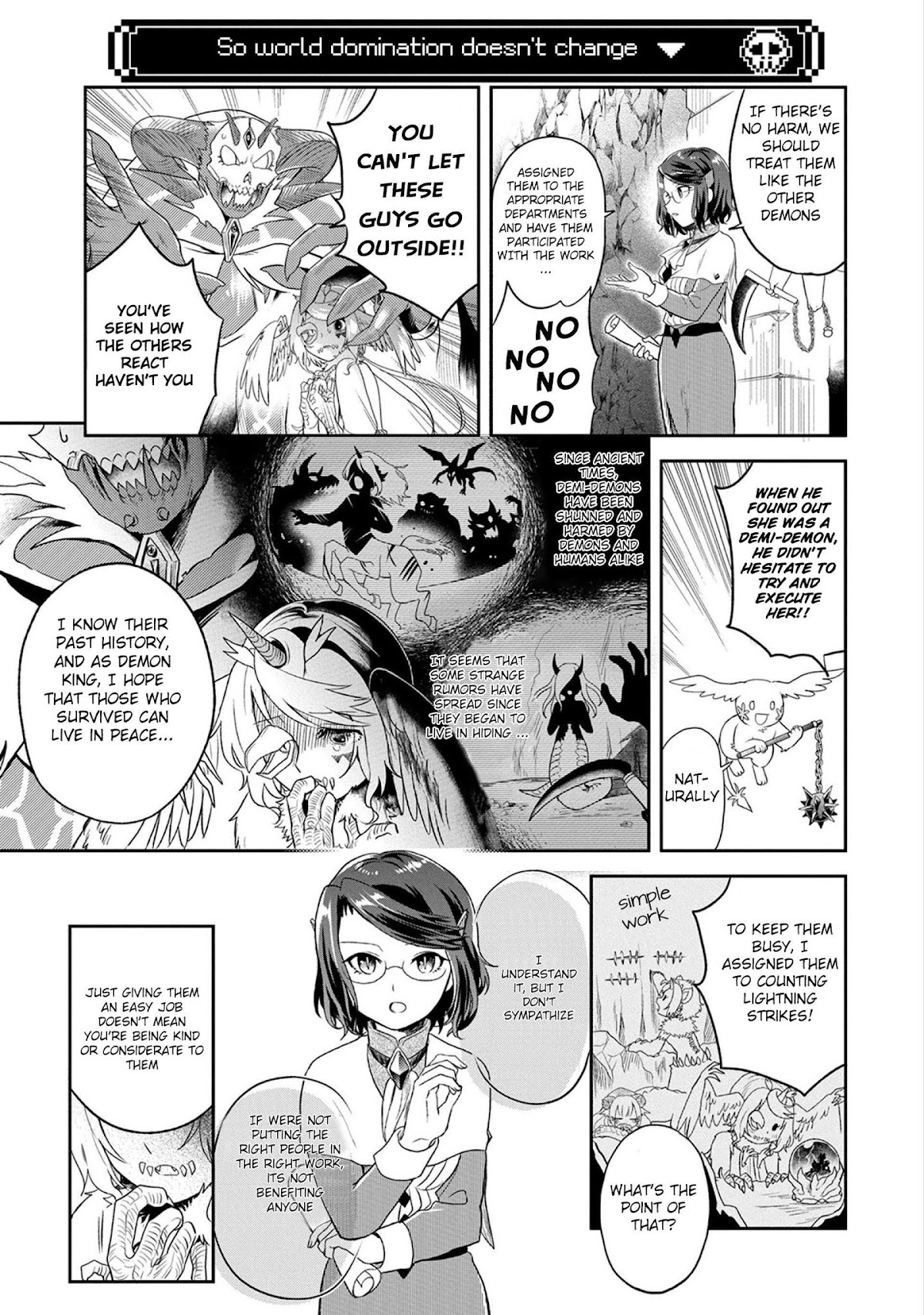 Maou no Hisho Chapter 11 page 8 - Chapter 11: The story of a human and a demon