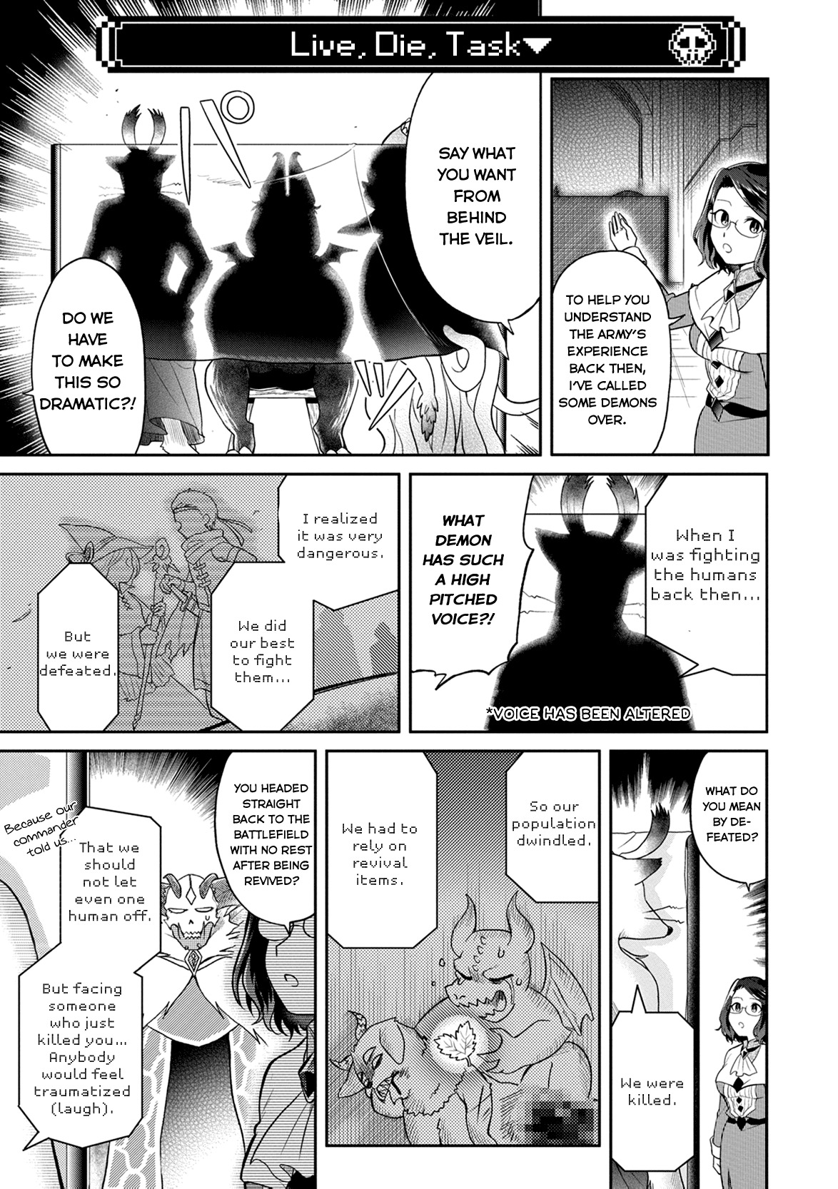 Maou no Hisho Chapter 3 page 8 - Chapter 3: Conquest changes. Secretary changes
