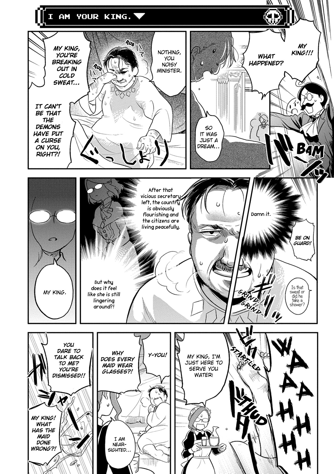 Maou no Hisho Chapter 4 page 3 - Chapter 4: The King's Nightmare Has Yet to End