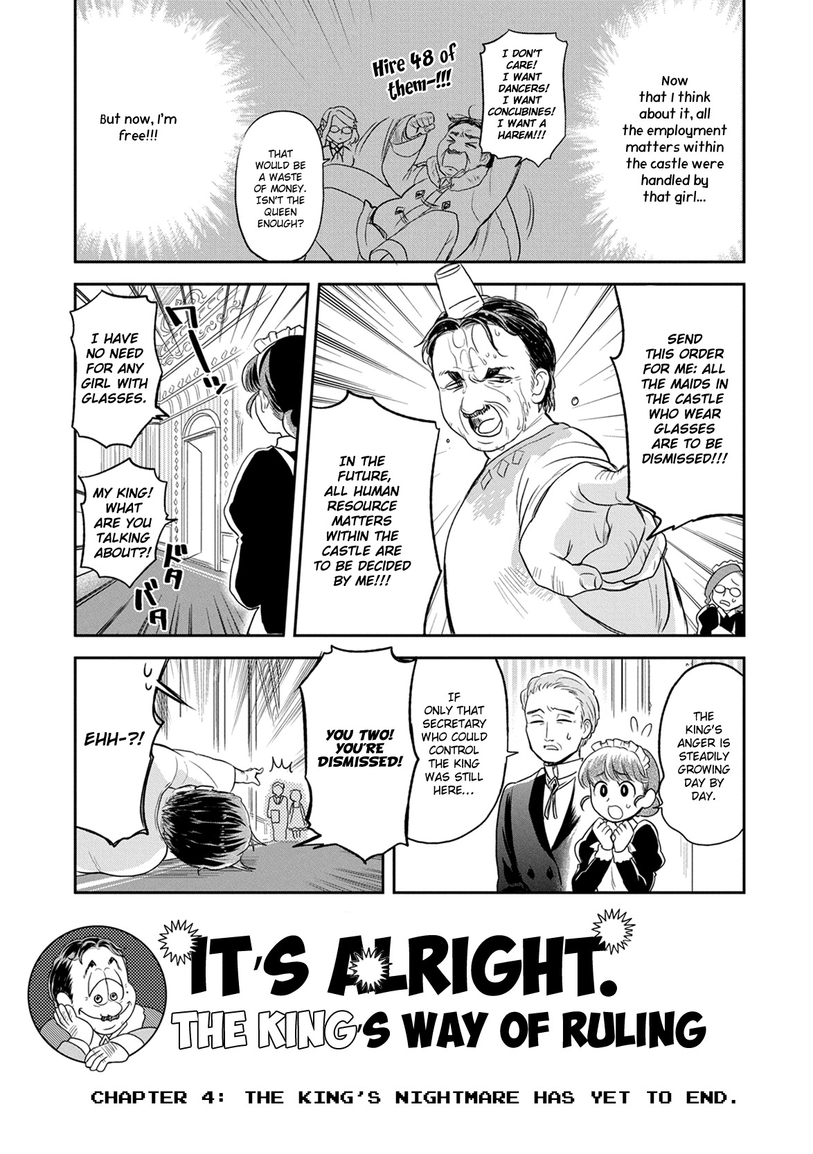 Maou no Hisho Chapter 4 page 4 - Chapter 4: The King's Nightmare Has Yet to End
