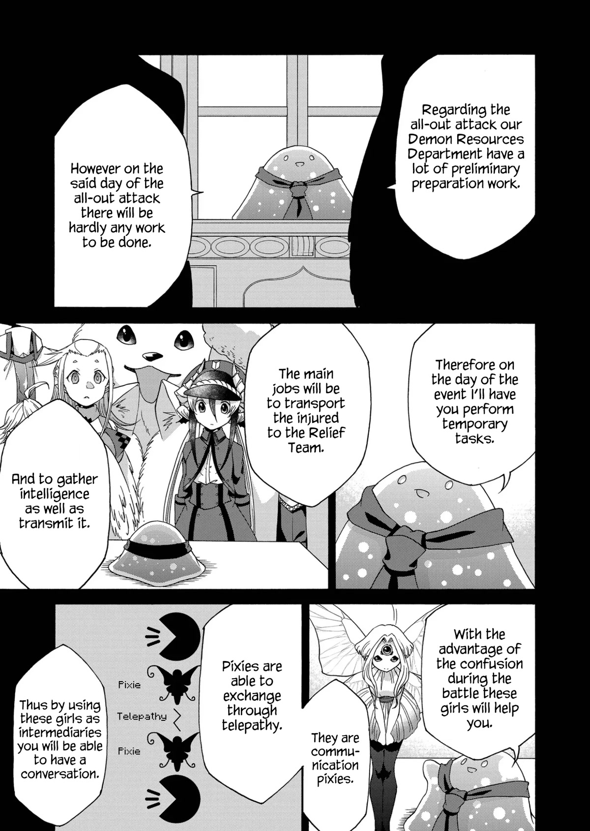 Maou no Jinji Chapter 11 page 5 - Chapter 11: Start Of The All-Out Attack
