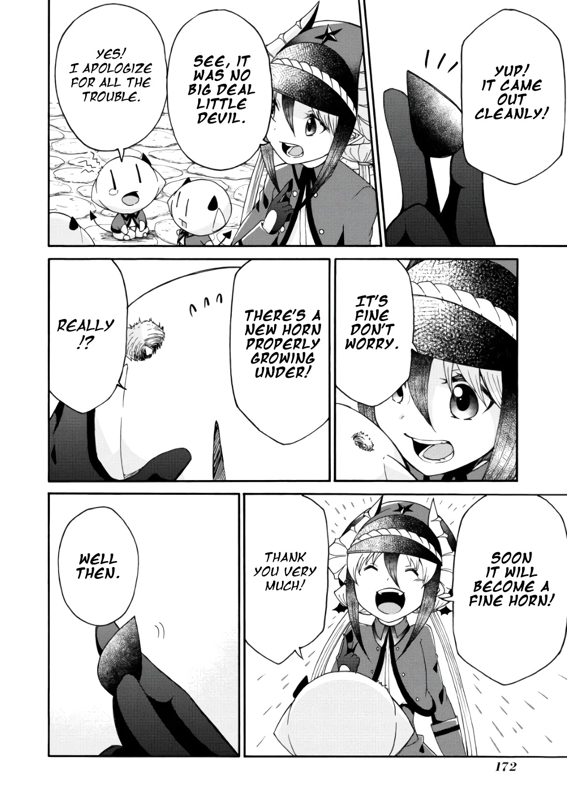 Maou no Jinji Chapter 6.5 page 8 - Chapter 6.5: The Little Devils' Birth's Secret