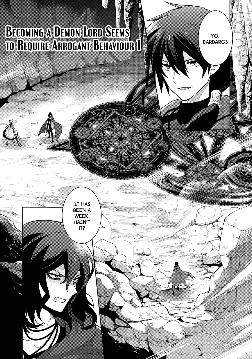 Maou no Ore ga Dorei Elf wo Yome ni Shitanda ga, Dou Medereba Ii? Chapter 12 page 1 - Chapter 12: Becoming a Demon Lord Seems to Require Arrogant Behaviour 1