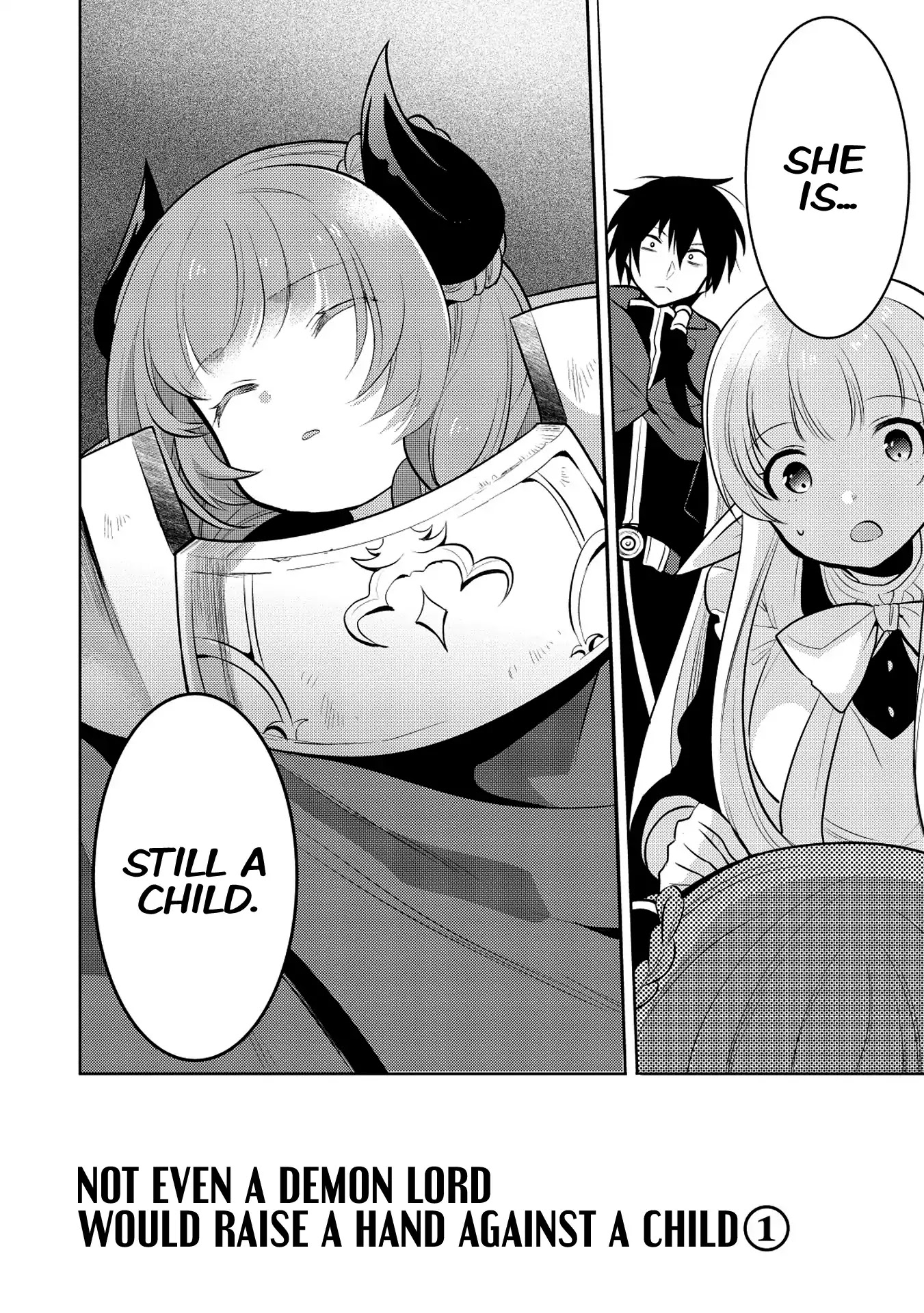 Maou no Ore ga Dorei Elf wo Yome ni Shitanda ga, Dou Medereba Ii? Chapter 14 page 18 - Chapter 14: Not Even a Demon Lord Would Raise a Hand Against a Child 1