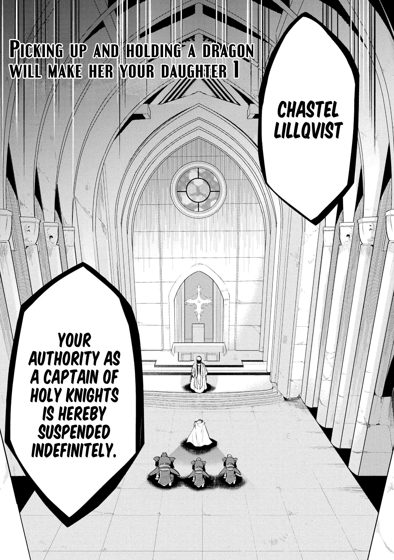 Maou no Ore ga Dorei Elf wo Yome ni Shitanda ga, Dou Medereba Ii? Chapter 16 page 1 - Chapter 16: Picking up and holding a dragon will make her your daughter (1)