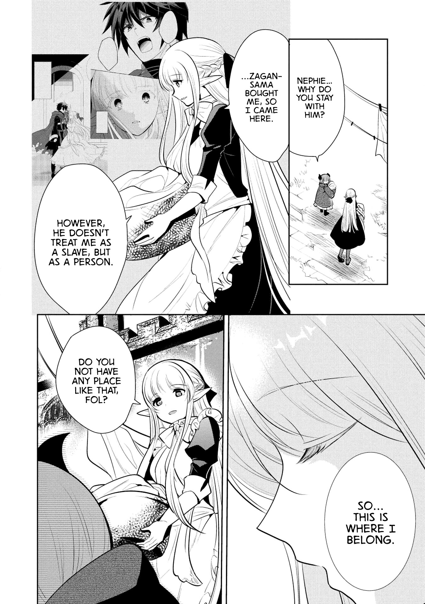 Maou no Ore ga Dorei Elf wo Yome ni Shitanda ga, Dou Medereba Ii? Chapter 16 page 10 - Chapter 16: Picking up and holding a dragon will make her your daughter (1)