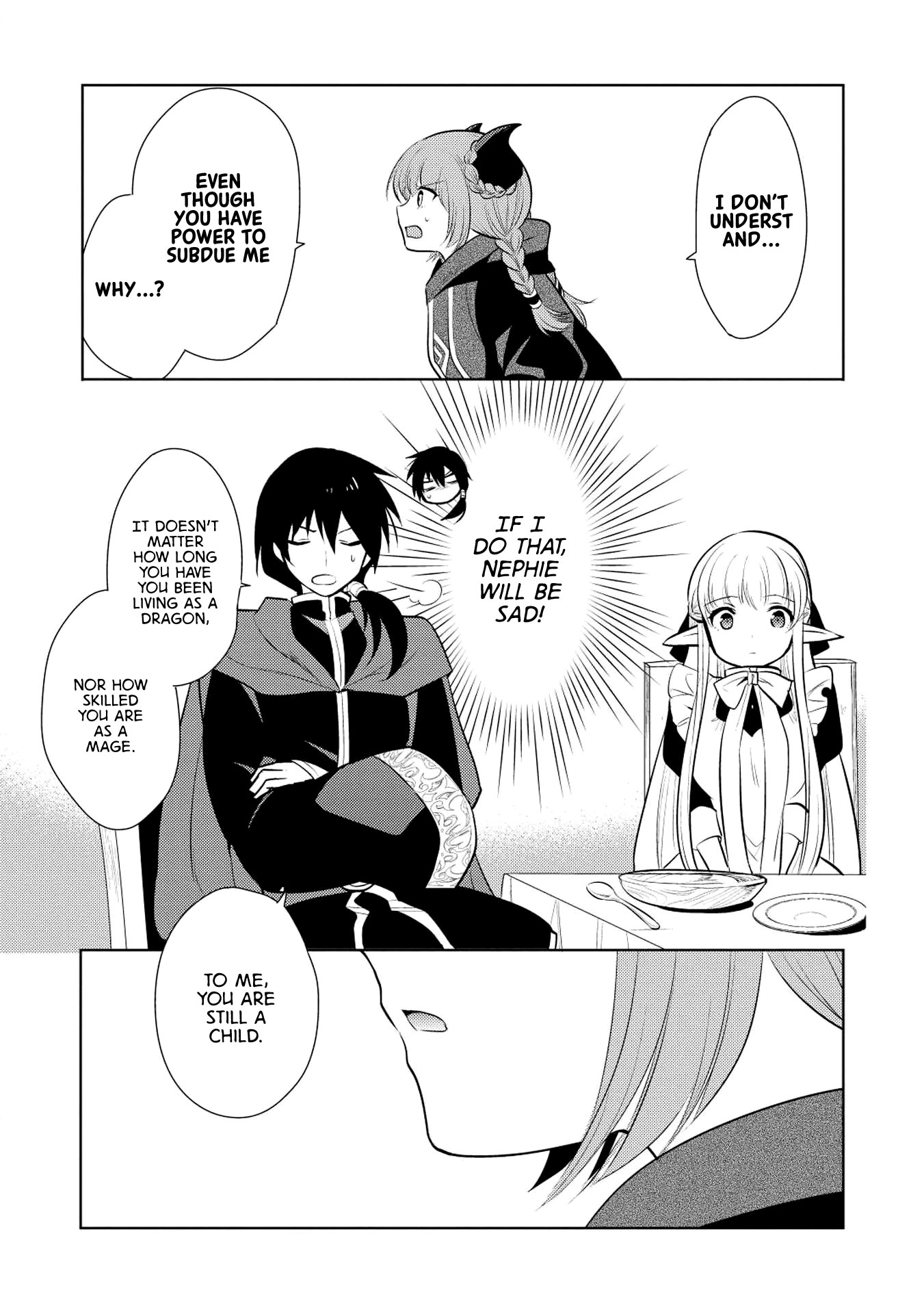 Maou no Ore ga Dorei Elf wo Yome ni Shitanda ga, Dou Medereba Ii? Chapter 16 page 21 - Chapter 16: Picking up and holding a dragon will make her your daughter (1)