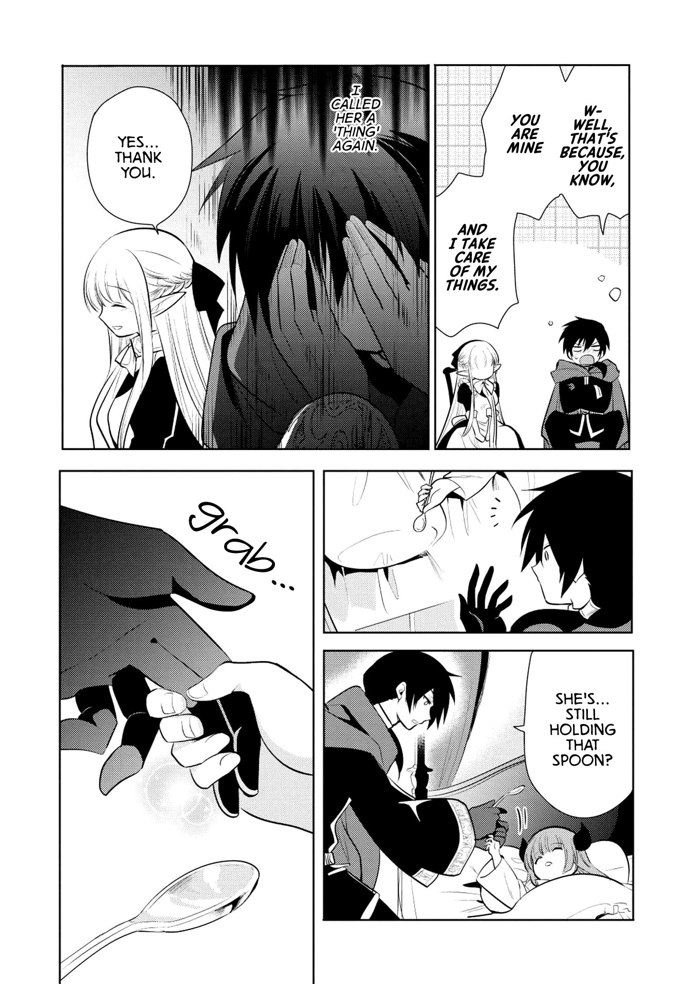 Maou no Ore ga Dorei Elf wo Yome ni Shitanda ga, Dou Medereba Ii? Chapter 16 page 26 - Chapter 16: Picking up and holding a dragon will make her your daughter (1)