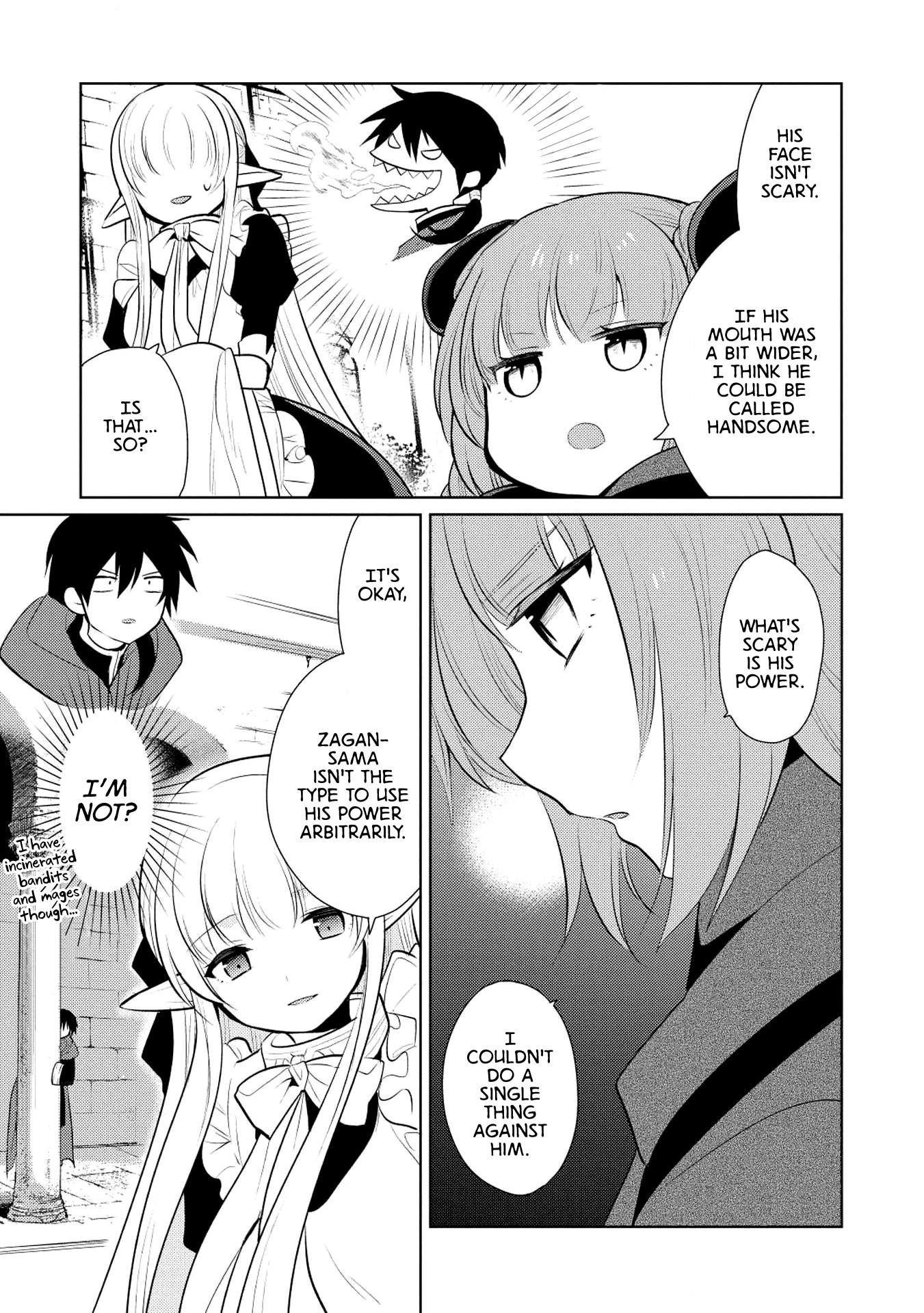 Maou no Ore ga Dorei Elf wo Yome ni Shitanda ga, Dou Medereba Ii? Chapter 16 page 9 - Chapter 16: Picking up and holding a dragon will make her your daughter (1)