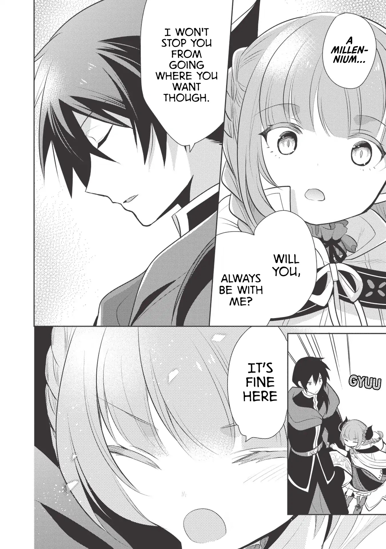 Maou no Ore ga Dorei Elf wo Yome ni Shitanda ga, Dou Medereba Ii? Chapter 17 page 34 - Chapter 17: Picking up and holding a dragon will make her your daughter (2)