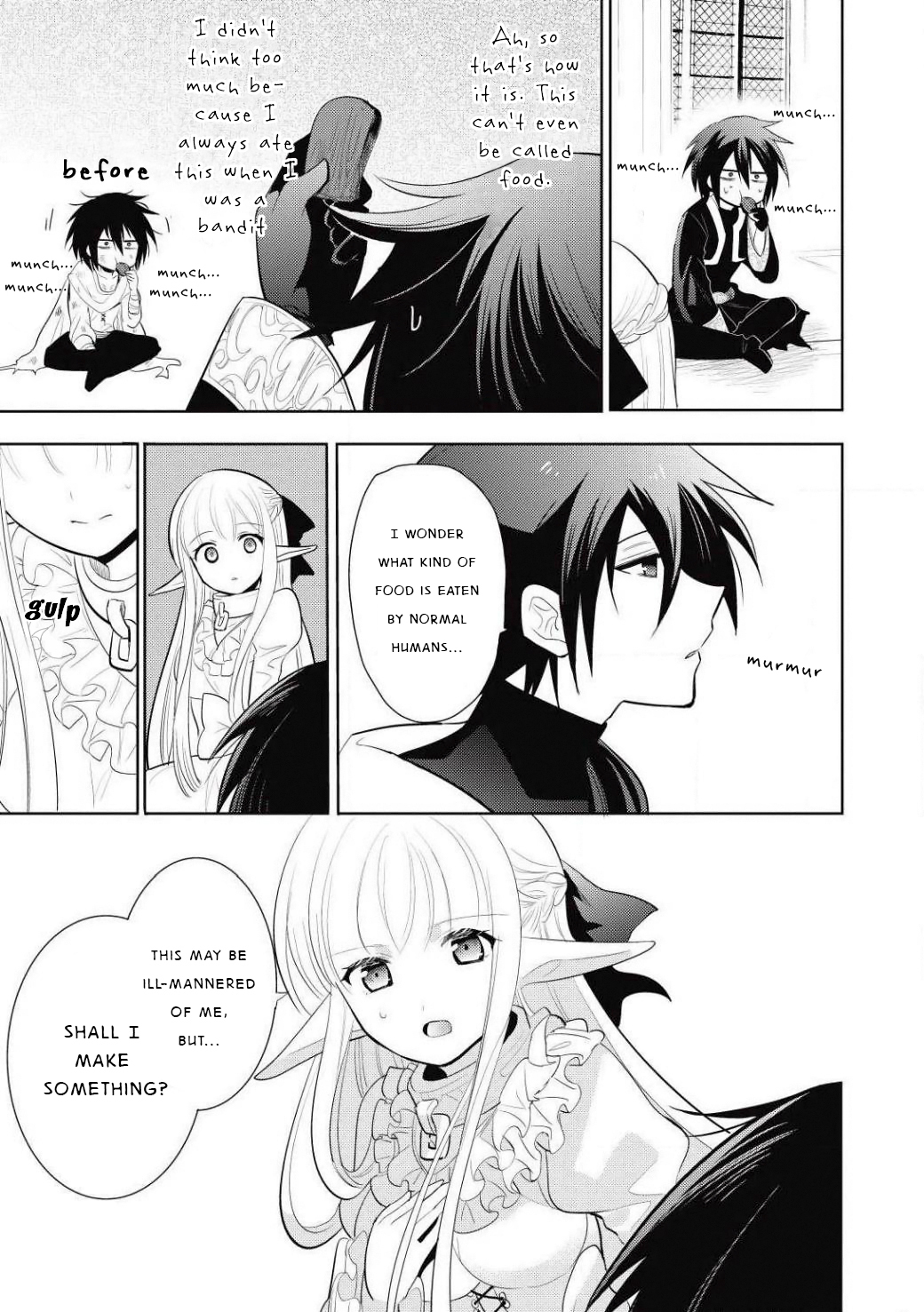Maou no Ore ga Dorei Elf wo Yome ni Shitanda ga, Dou Medereba Ii? Chapter 2 page 21 - Chapter 2: First love with a communication disorder is like mouldy bread
