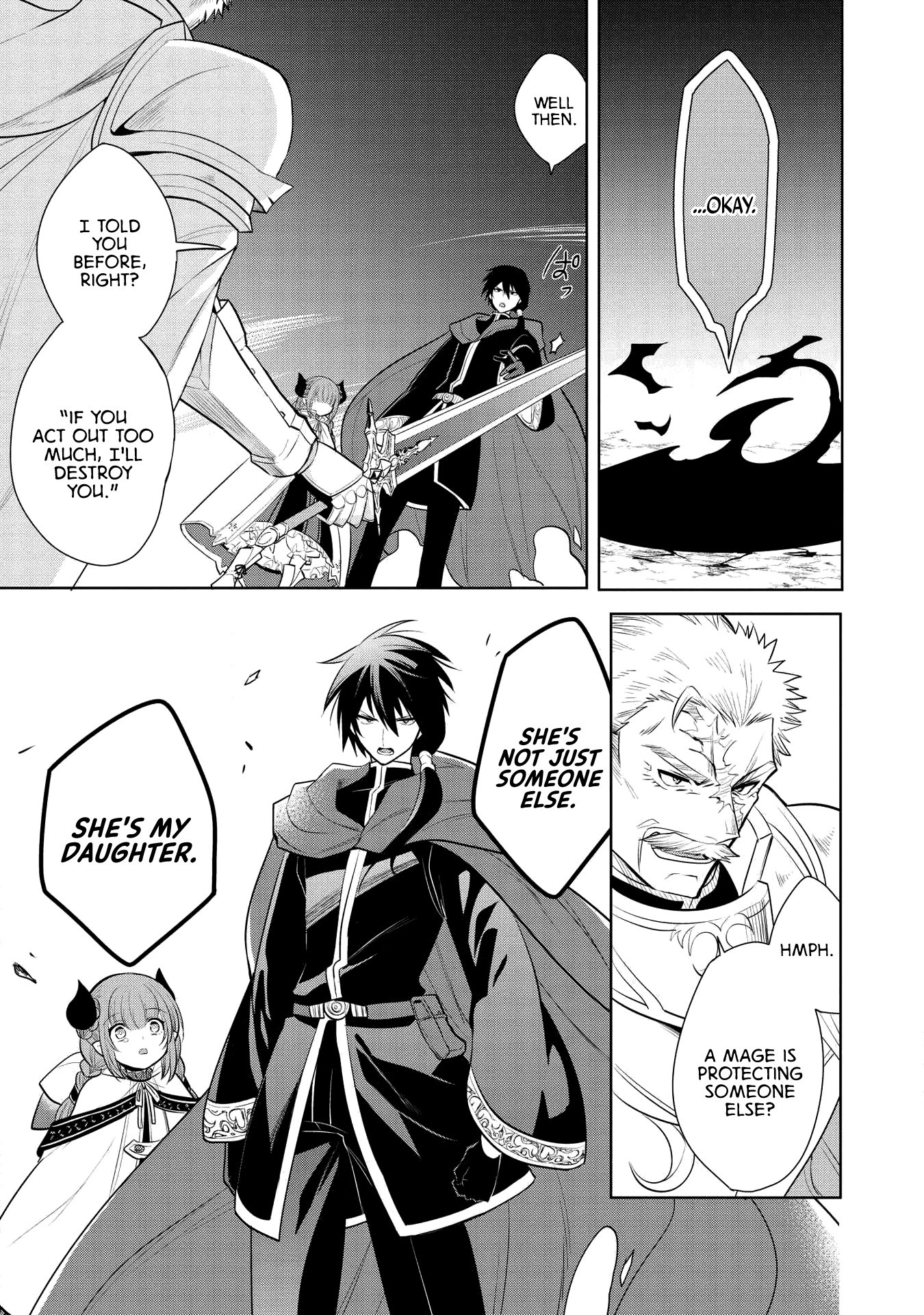 Maou no Ore ga Dorei Elf wo Yome ni Shitanda ga, Dou Medereba Ii? Chapter 21 page 14 - Chapter 21: Even So, Defeating Evil Is A Holy Knight's Duty (1)
