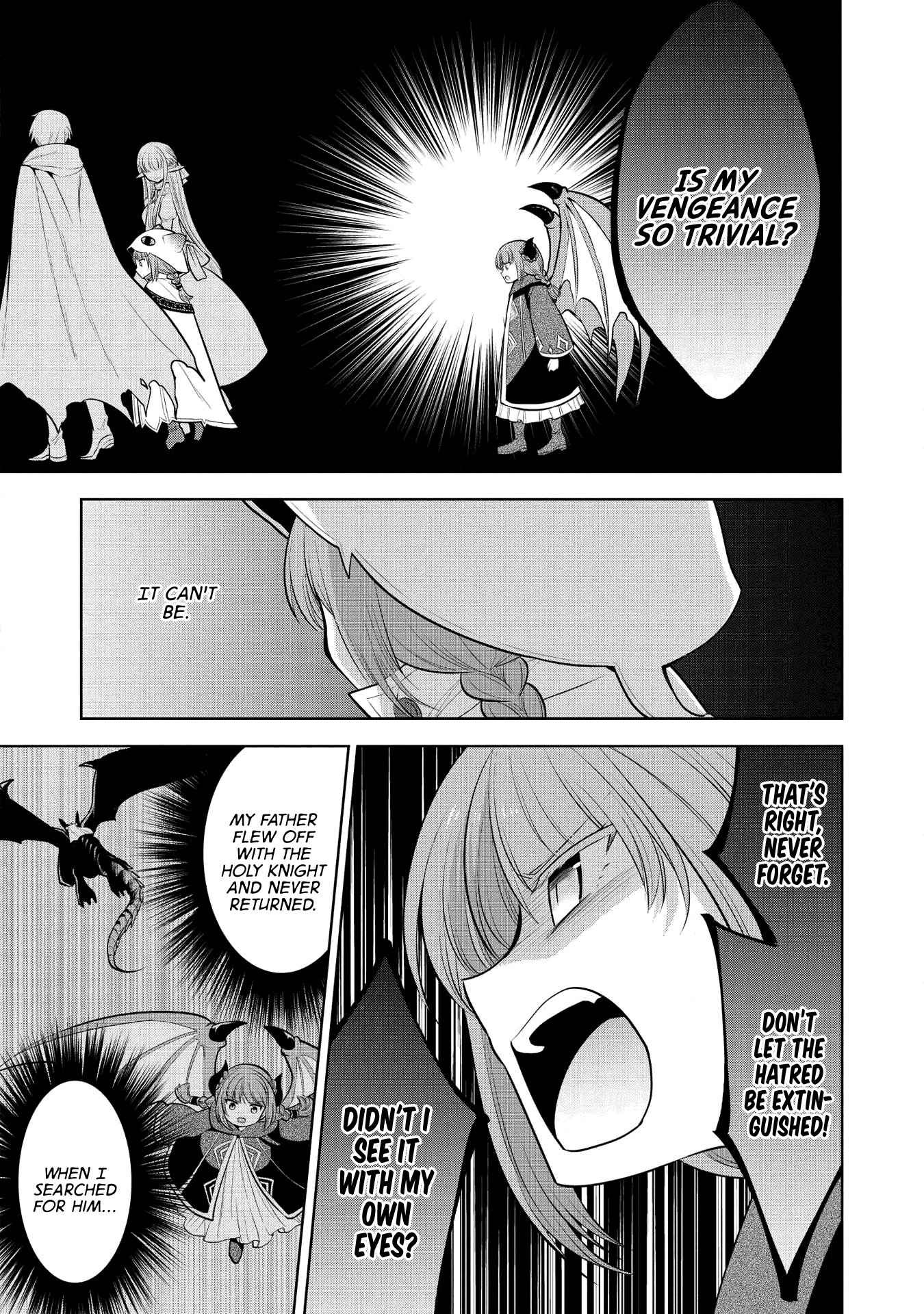 Maou no Ore ga Dorei Elf wo Yome ni Shitanda ga, Dou Medereba Ii? Chapter 21 page 3 - Chapter 21: Even So, Defeating Evil Is A Holy Knight's Duty (1)