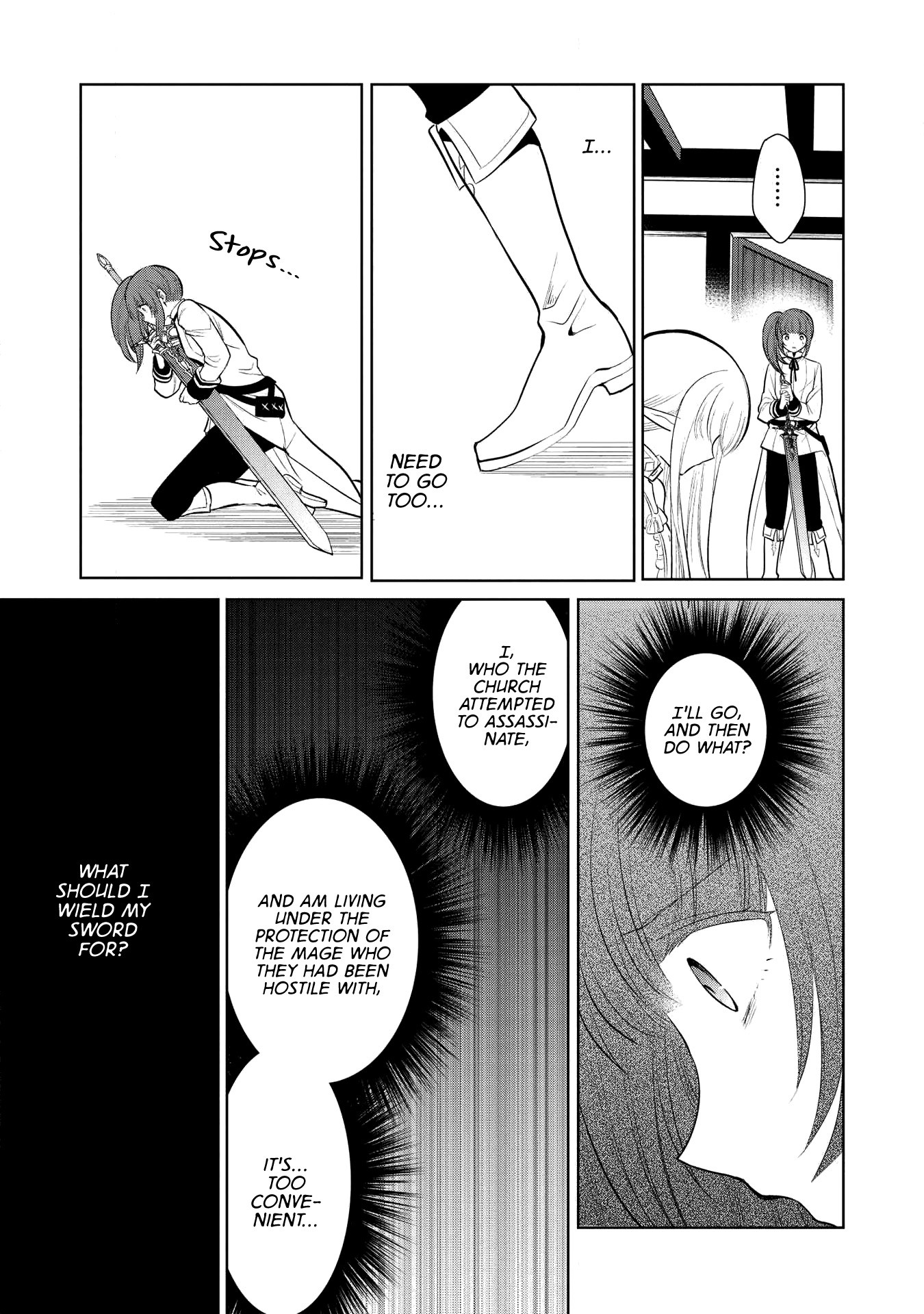 Maou no Ore ga Dorei Elf wo Yome ni Shitanda ga, Dou Medereba Ii? Chapter 21 page 32 - Chapter 21: Even So, Defeating Evil Is A Holy Knight's Duty (1)
