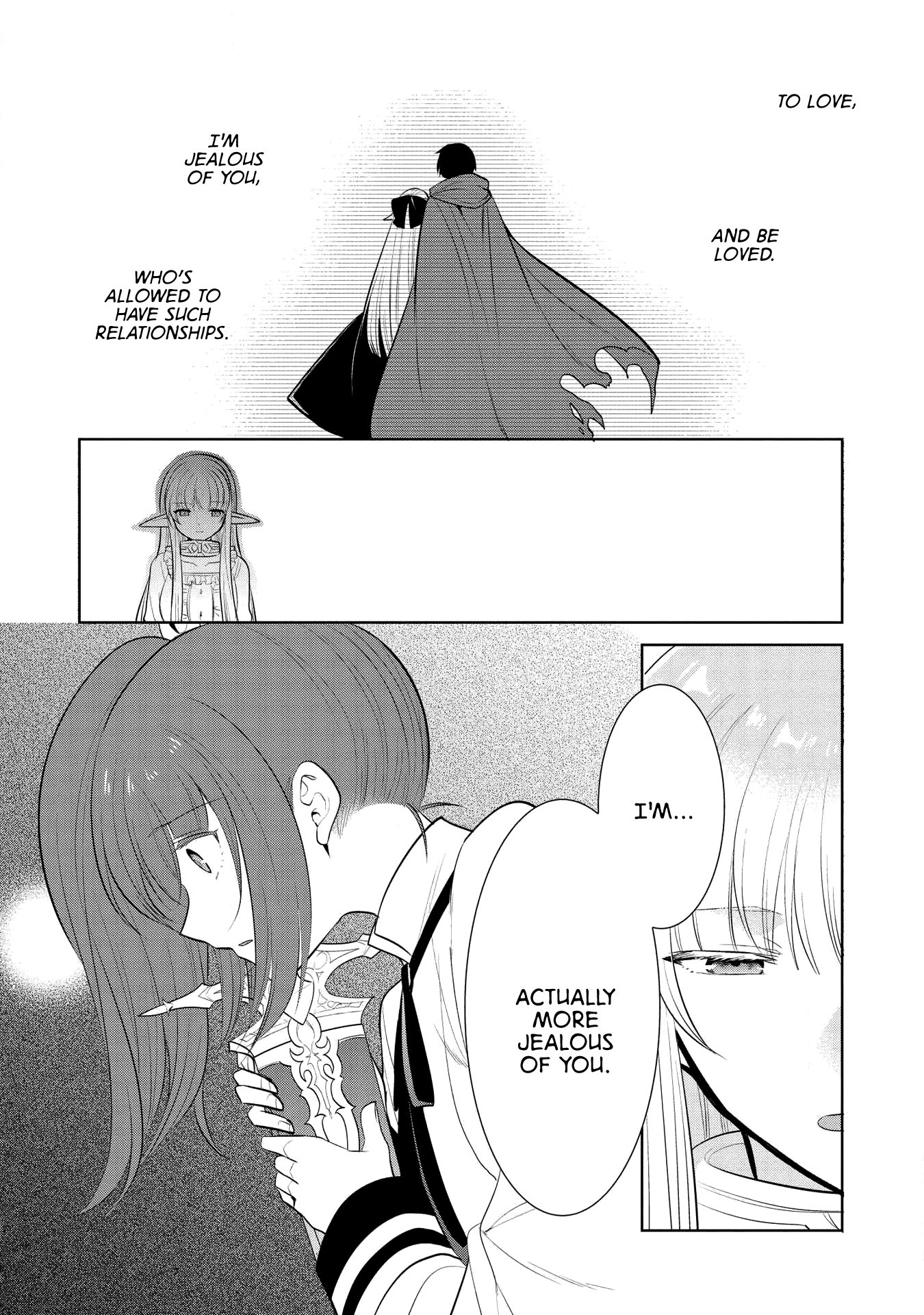 Maou no Ore ga Dorei Elf wo Yome ni Shitanda ga, Dou Medereba Ii? Chapter 21 page 34 - Chapter 21: Even So, Defeating Evil Is A Holy Knight's Duty (1)