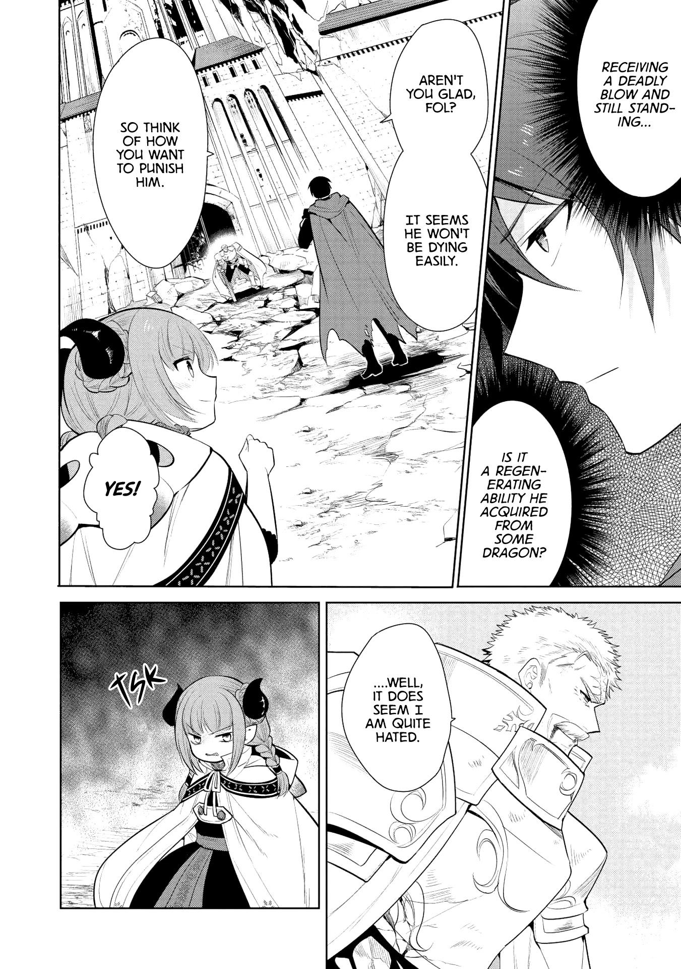 Maou no Ore ga Dorei Elf wo Yome ni Shitanda ga, Dou Medereba Ii? Chapter 22 page 2 - Chapter 22: Even So, Defeating Evil Is A Holy Knight's Duty (2)