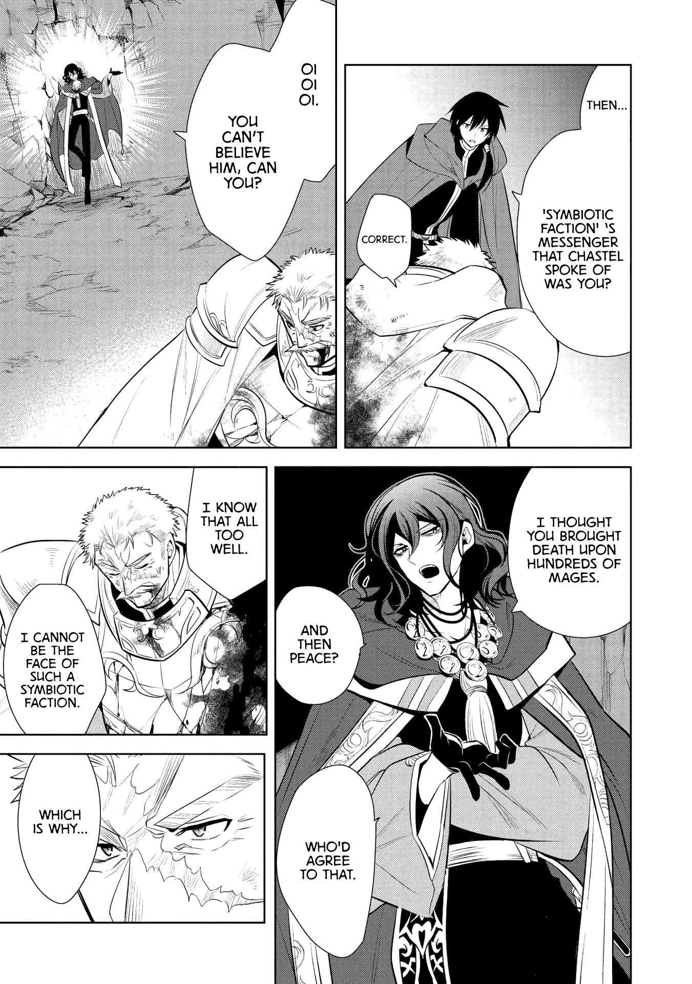 Maou no Ore ga Dorei Elf wo Yome ni Shitanda ga, Dou Medereba Ii? Chapter 22 page 33 - Chapter 22: Even So, Defeating Evil Is A Holy Knight's Duty (2)