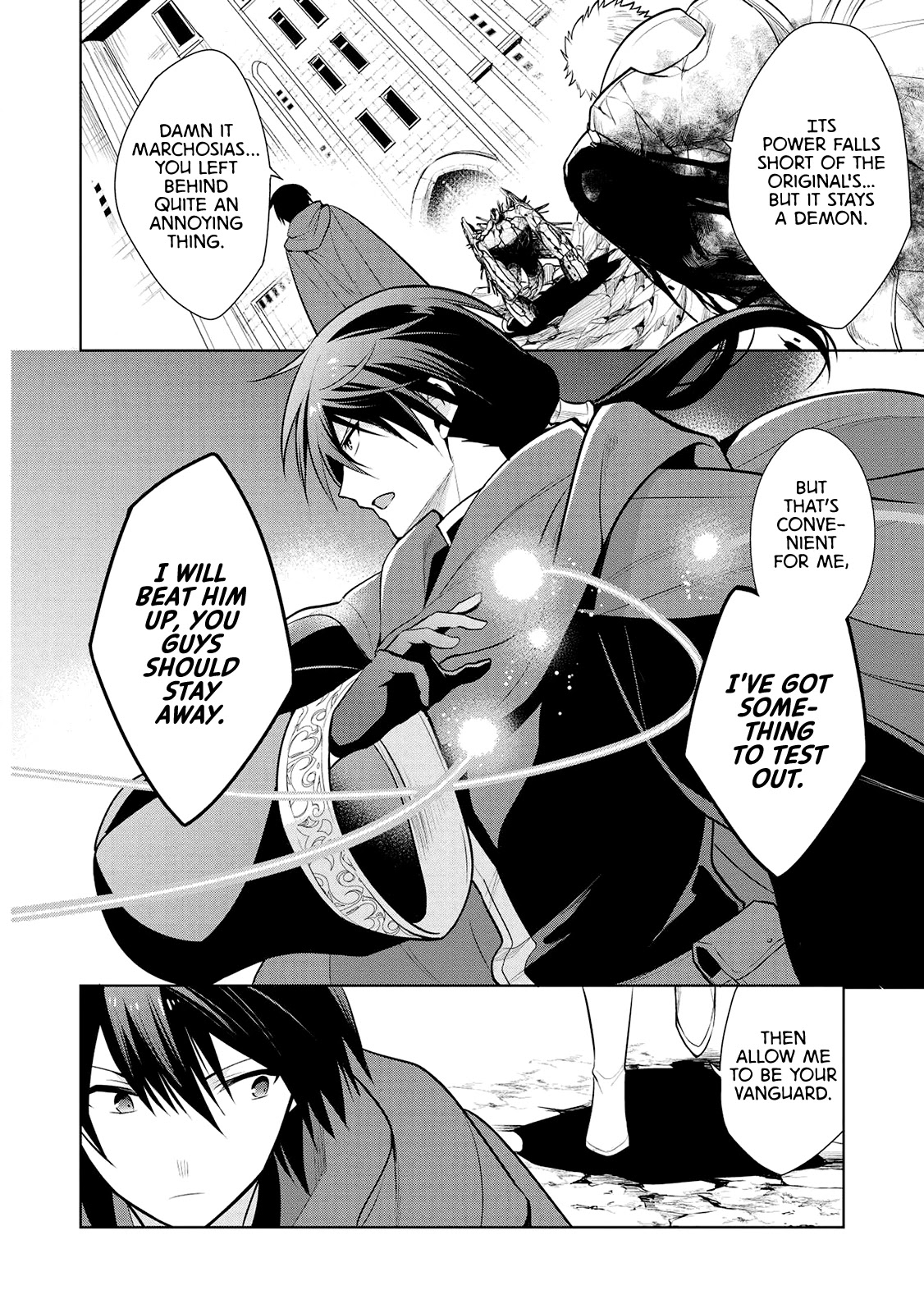 Maou no Ore ga Dorei Elf wo Yome ni Shitanda ga, Dou Medereba Ii? Chapter 23 page 2 - Chapter 23: Even So, Defeating Evil Is A Holy Knight's Duty (3)