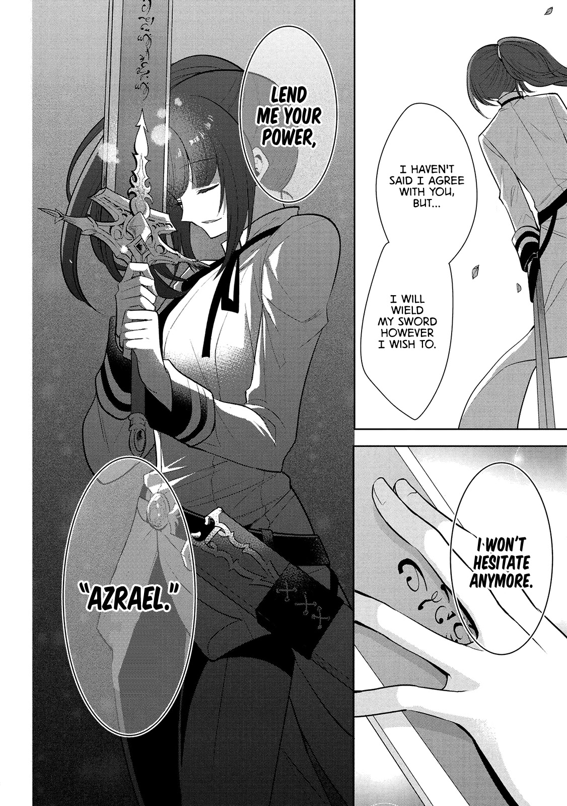 Maou no Ore ga Dorei Elf wo Yome ni Shitanda ga, Dou Medereba Ii? Chapter 23 page 4 - Chapter 23: Even So, Defeating Evil Is A Holy Knight's Duty (3)