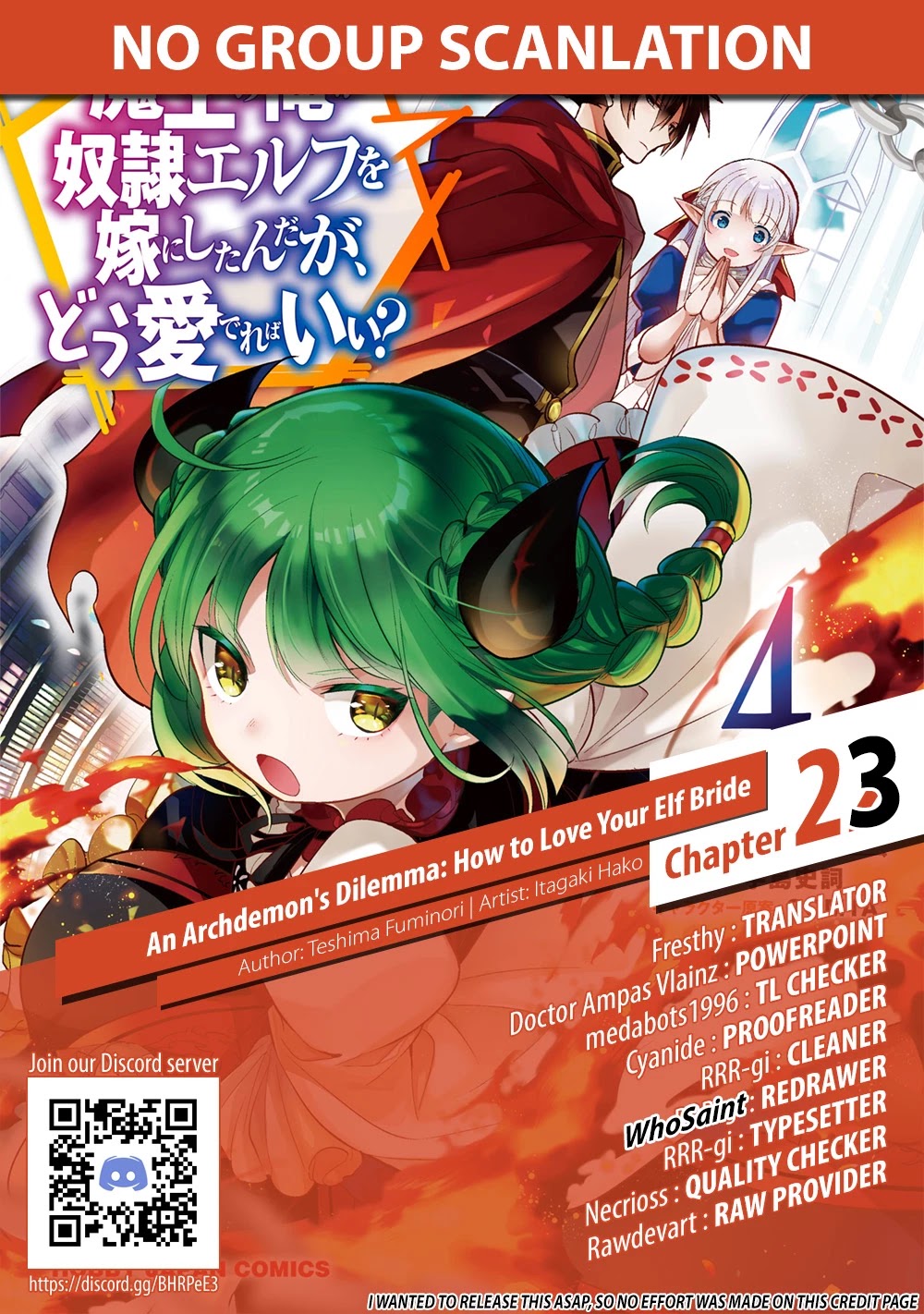 Maou no Ore ga Dorei Elf wo Yome ni Shitanda ga, Dou Medereba Ii? Chapter 23 page 43 - Chapter 23: Even So, Defeating Evil Is A Holy Knight's Duty (3)
