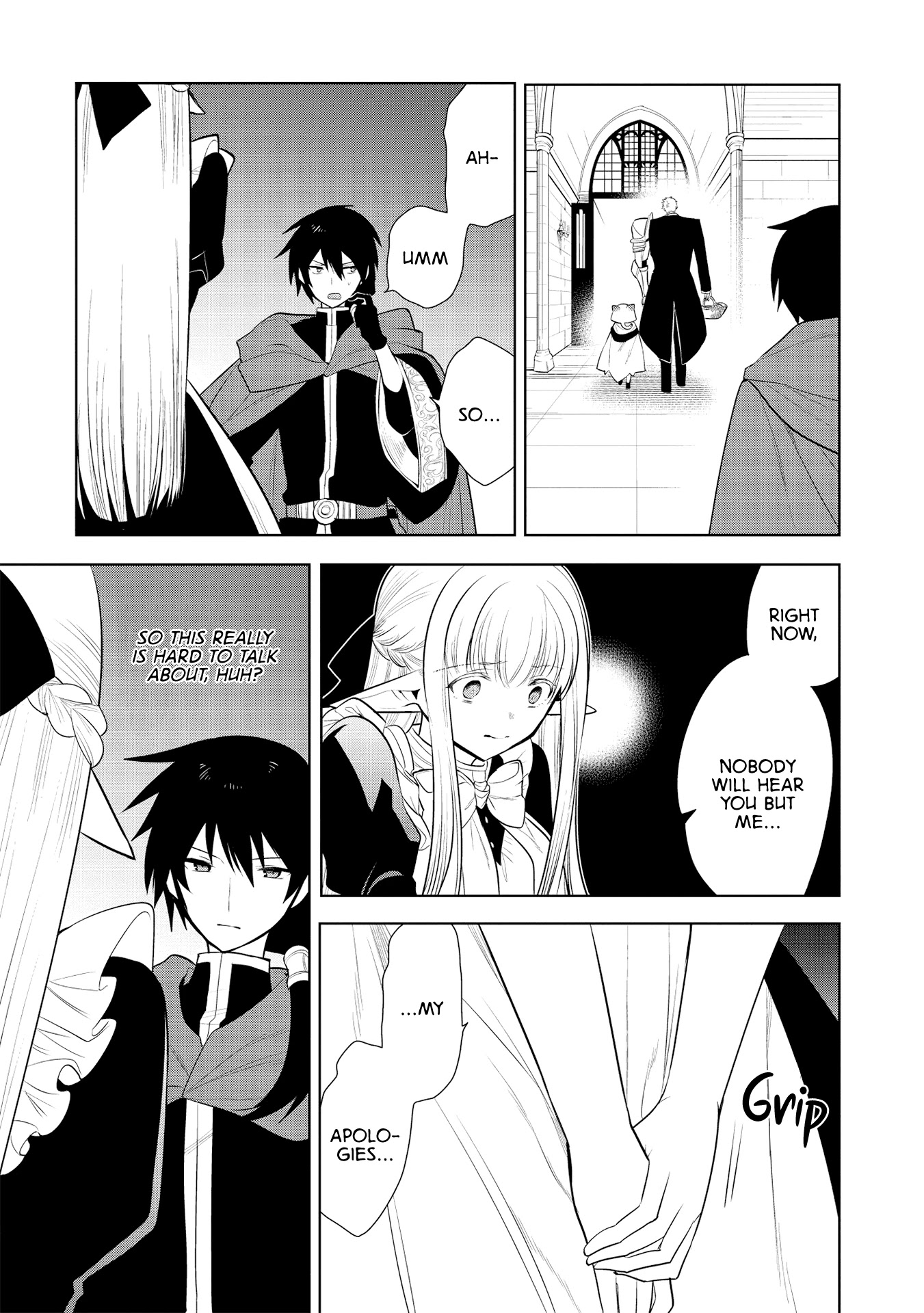 Maou no Ore ga Dorei Elf wo Yome ni Shitanda ga, Dou Medereba Ii? Chapter 26 page 11 - Chapter 26: I'll Get Angry Even if the One Who Raised Their Hand Against my Bride is a Beautiful Girl (2)