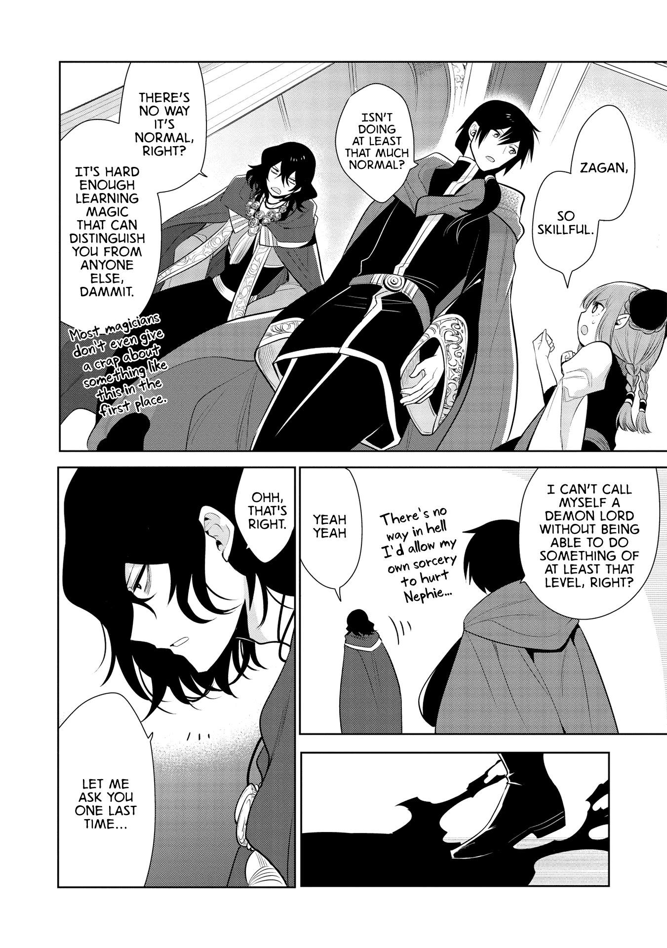 Maou no Ore ga Dorei Elf wo Yome ni Shitanda ga, Dou Medereba Ii? Chapter 26 page 37 - Chapter 26: I'll Get Angry Even if the One Who Raised Their Hand Against my Bride is a Beautiful Girl (2)