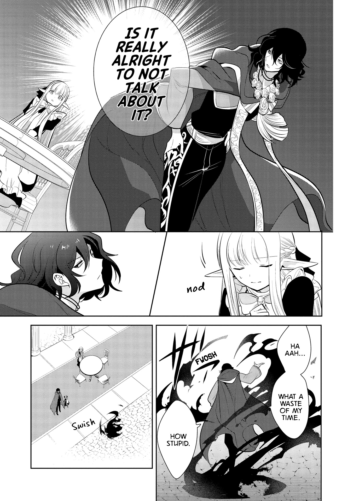 Maou no Ore ga Dorei Elf wo Yome ni Shitanda ga, Dou Medereba Ii? Chapter 26 page 38 - Chapter 26: I'll Get Angry Even if the One Who Raised Their Hand Against my Bride is a Beautiful Girl (2)