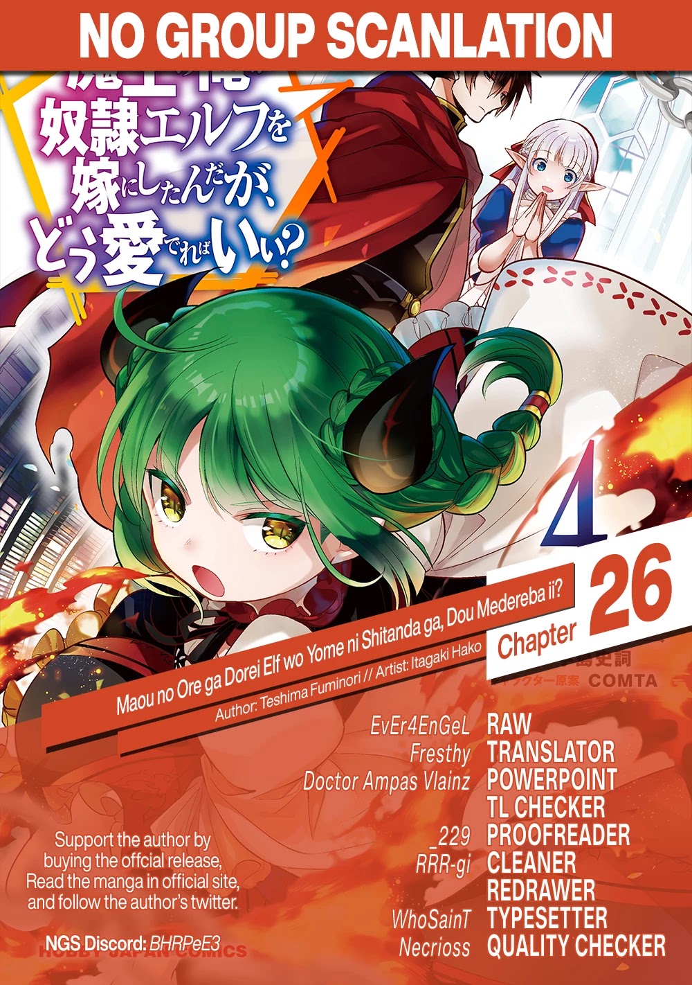 Maou no Ore ga Dorei Elf wo Yome ni Shitanda ga, Dou Medereba Ii? Chapter 26 page 40 - Chapter 26: I'll Get Angry Even if the One Who Raised Their Hand Against my Bride is a Beautiful Girl (2)