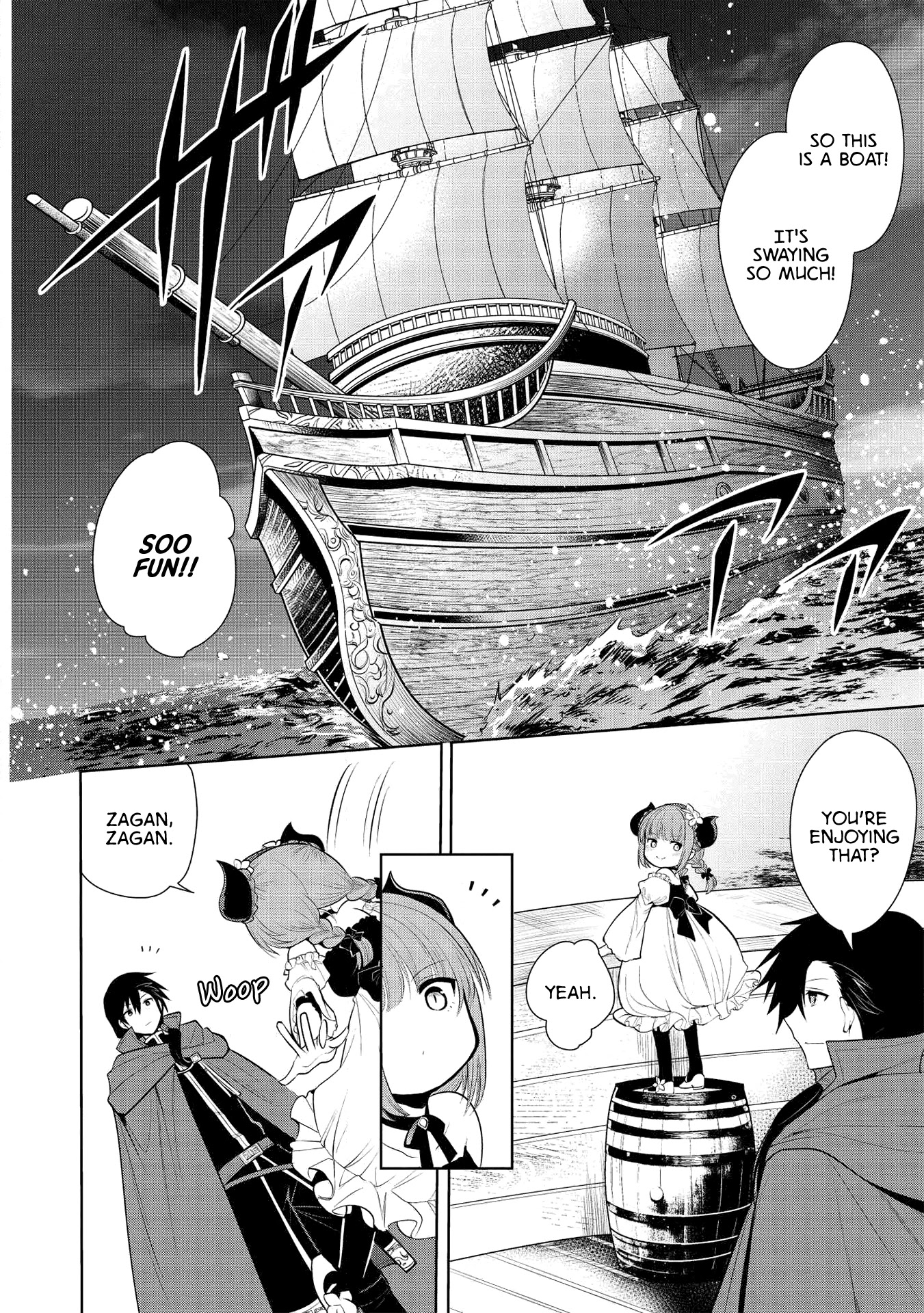 Maou no Ore ga Dorei Elf wo Yome ni Shitanda ga, Dou Medereba Ii? Chapter 27 page 13 - Chapter 27: A ship's bridge lightens the mood (1)