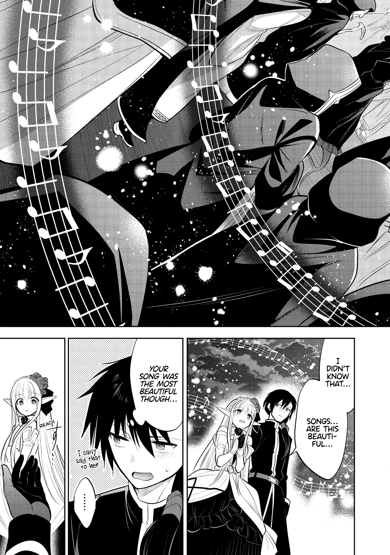 Maou no Ore ga Dorei Elf wo Yome ni Shitanda ga, Dou Medereba Ii? Chapter 35 page 23 - Chapter 35: Dancing Starlight (3)